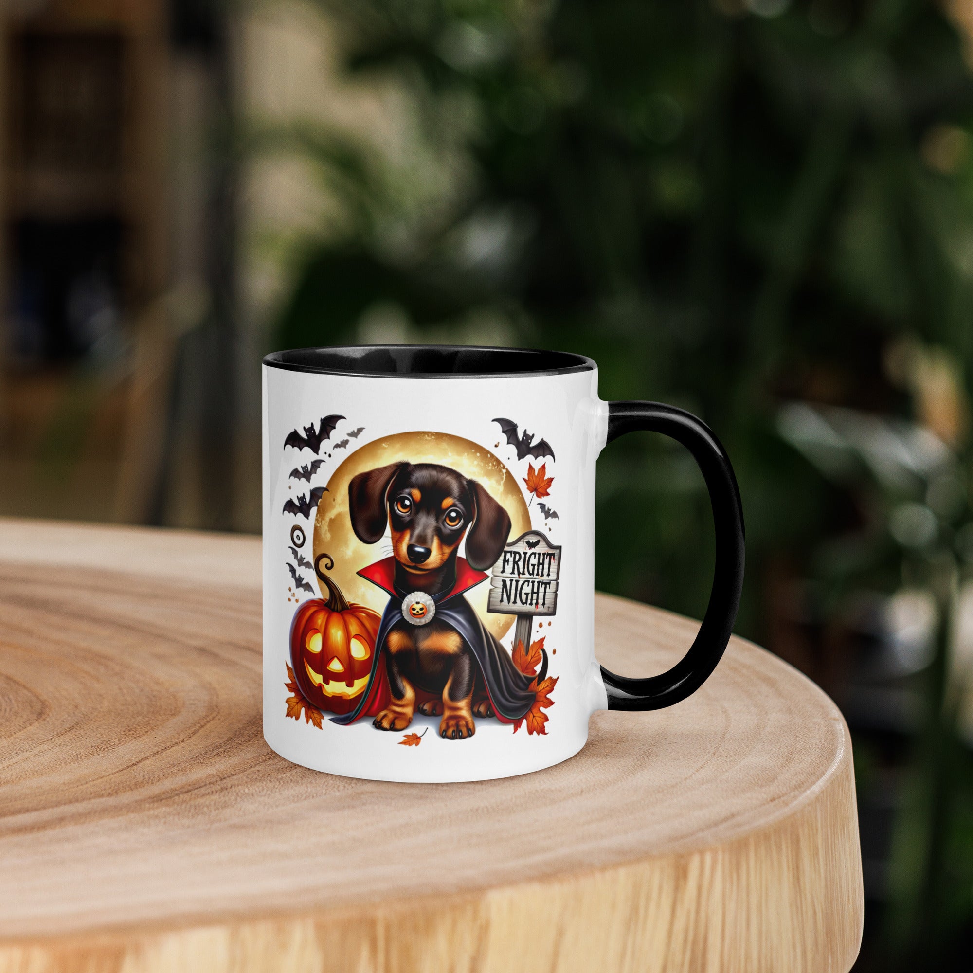 11oz Halloween Dachshund Mug #1