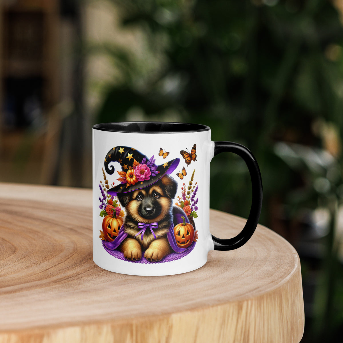 11oz Halloween German Shepherd Mug #2