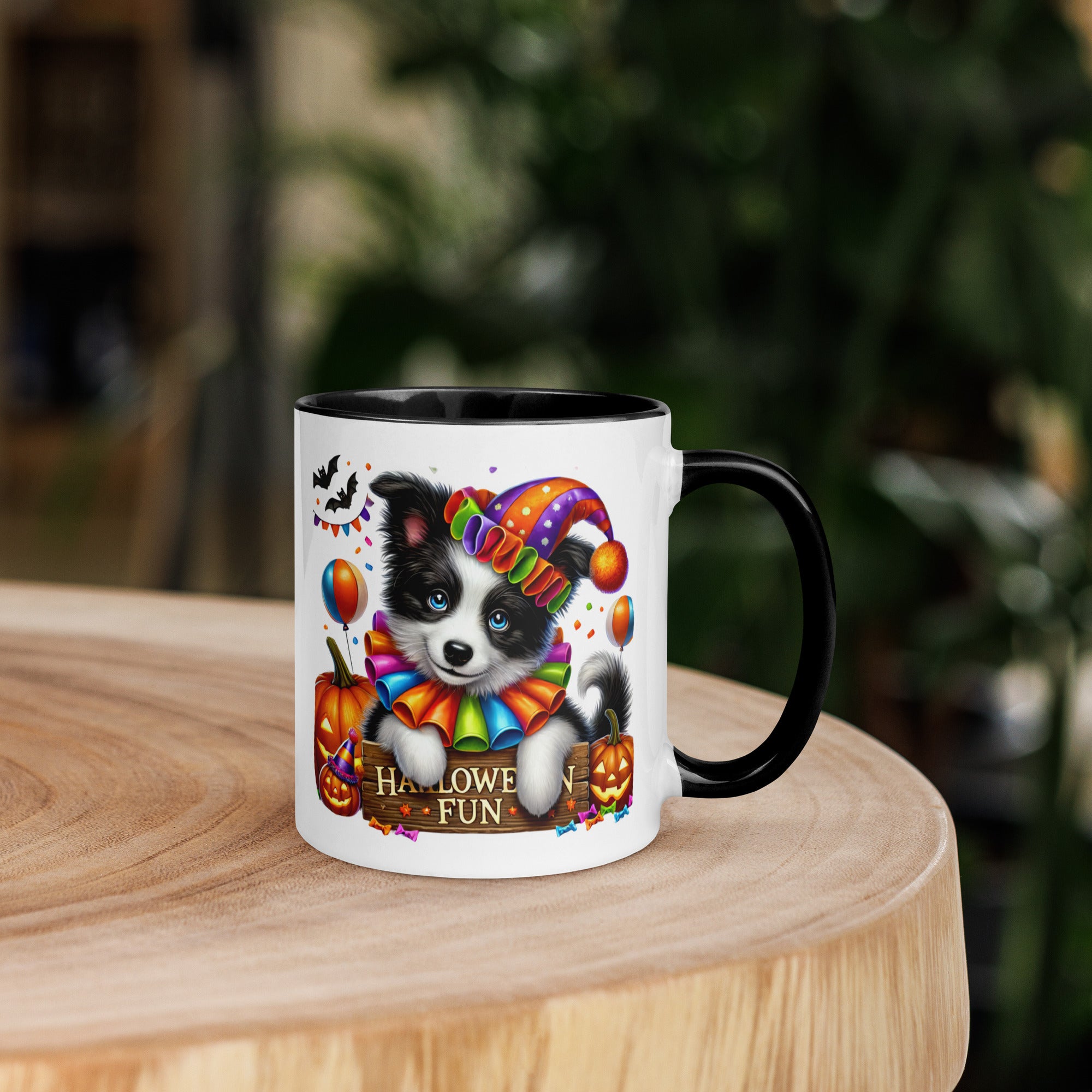 11oz Halloween Border Collie Mug #1