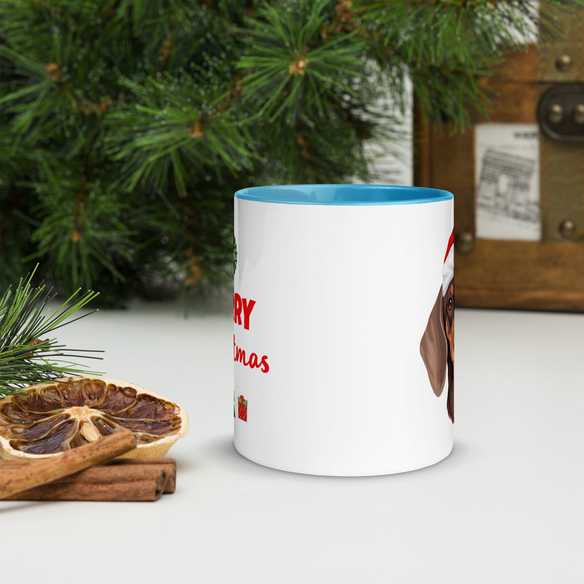 11oz Merry Christmas Dachshund Mug