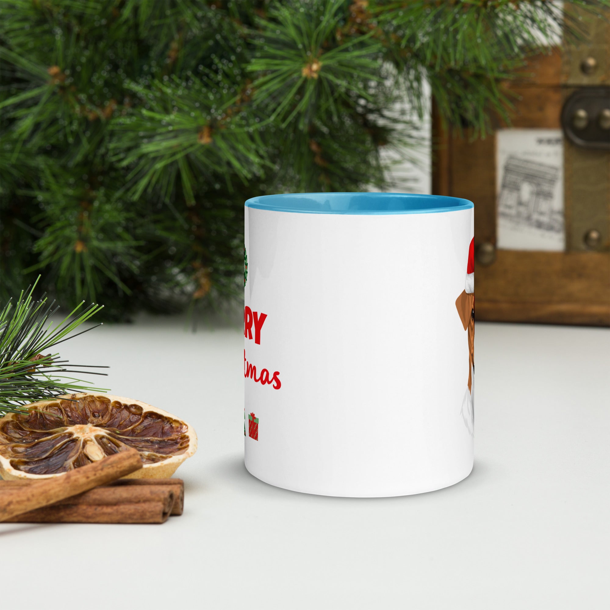 11oz Merry Christmas Jack Russell Terrier Mug