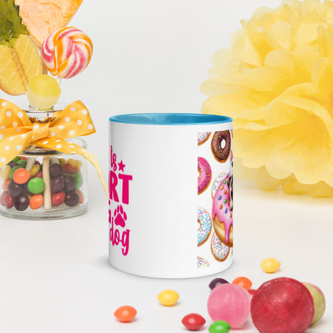 11oz Pug Loves Donuts Mug - Life Is Short