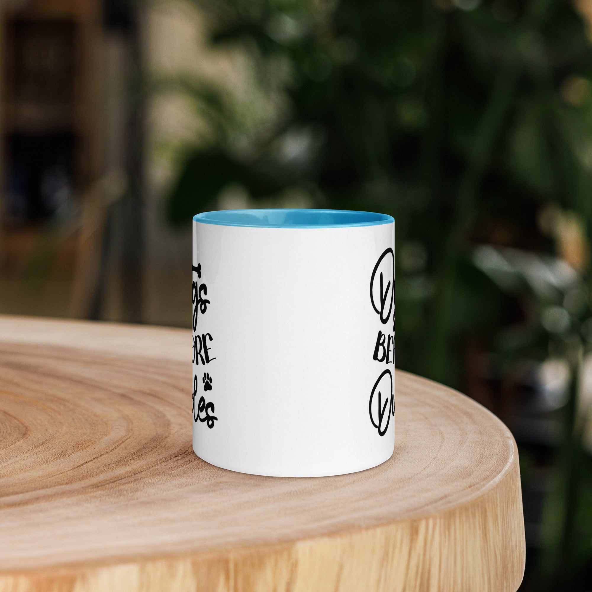 11oz White Mug - Dogs Before Dudes