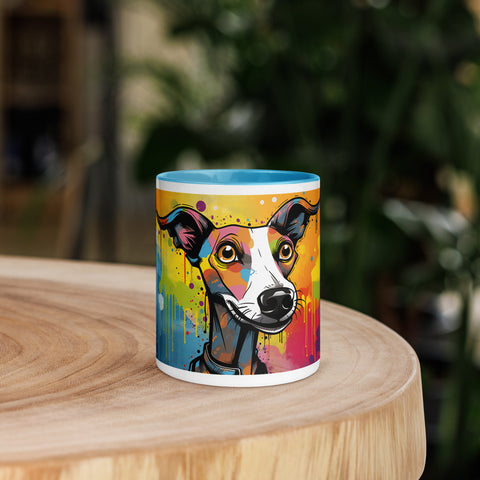 11oz Cute Whippet - Pop Art Funky