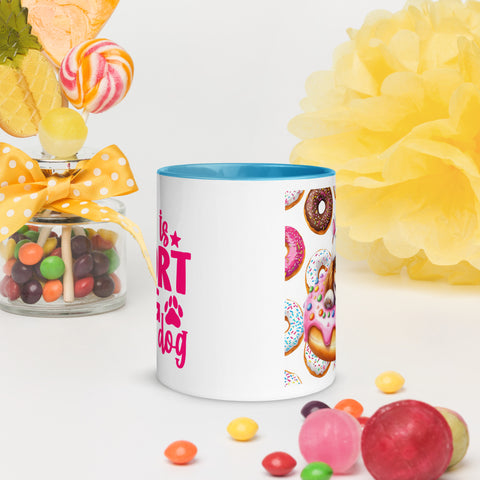 11oz Cavalier King Charles Spaniel Loves Donuts Mug - Life Is Short