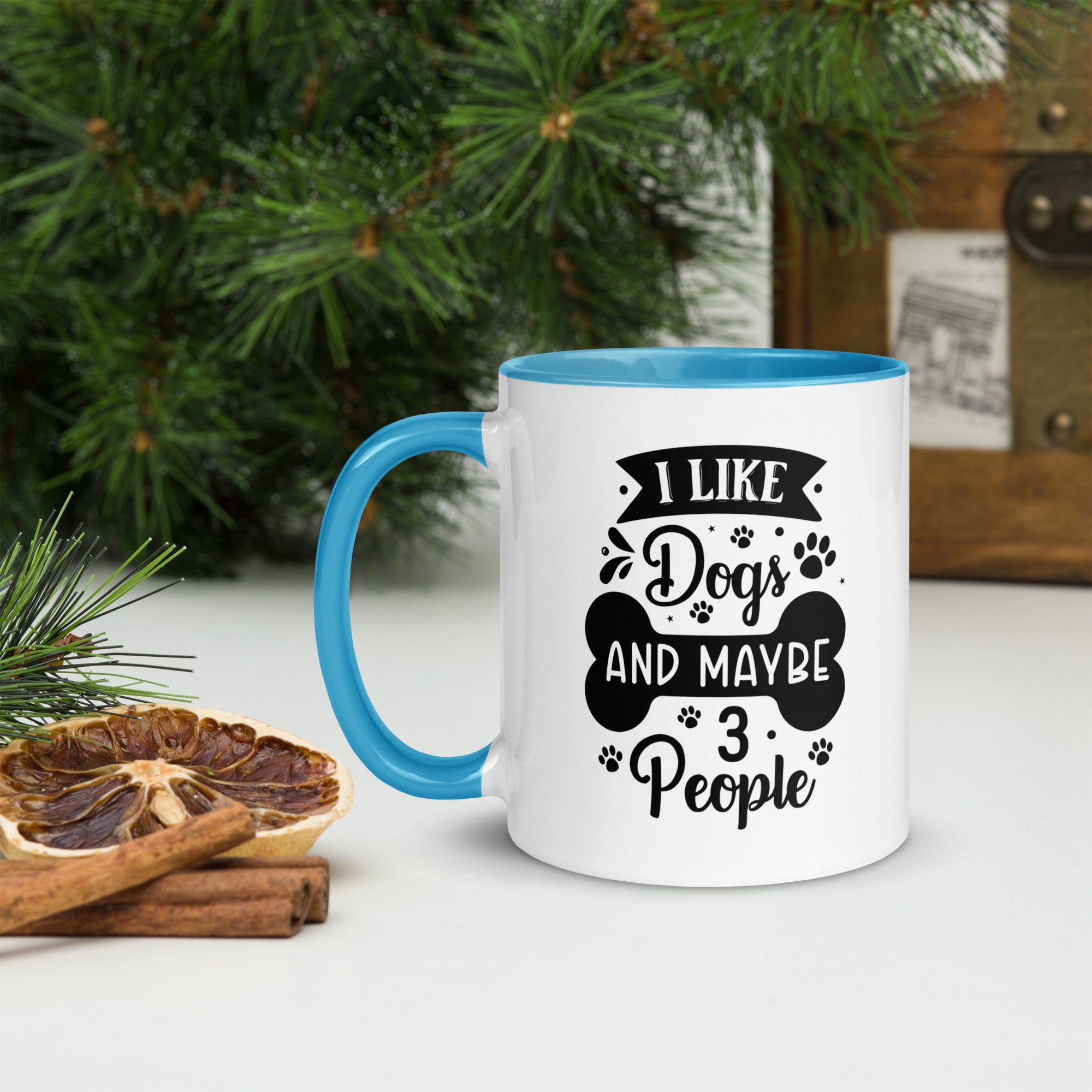 11oz White Mug - I Like Dogs And Maybe 3 People