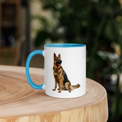 11oz German Shepherd In 2 Poses