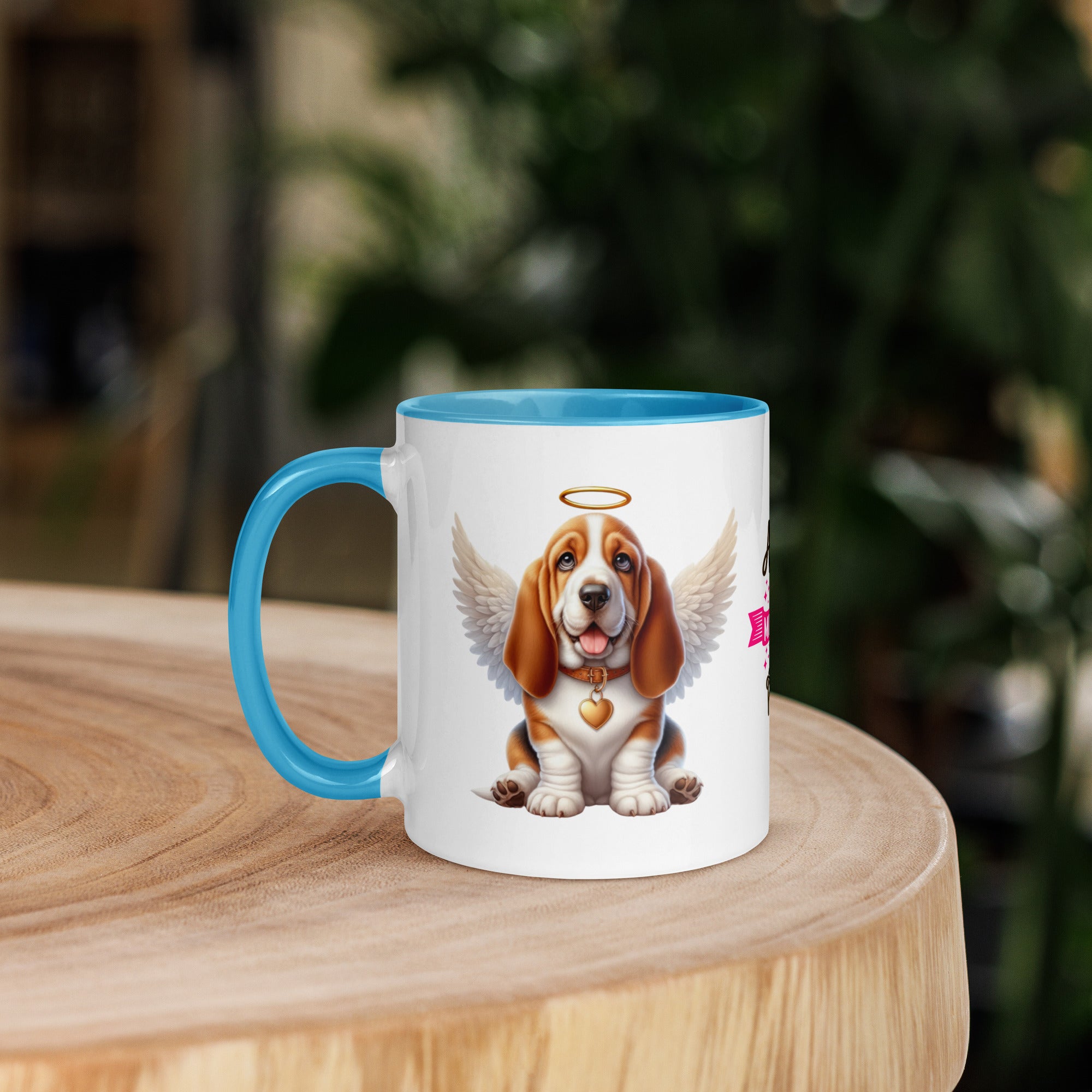 11oz Basset Hound Angel - Always On My Mind Forever In My Heart