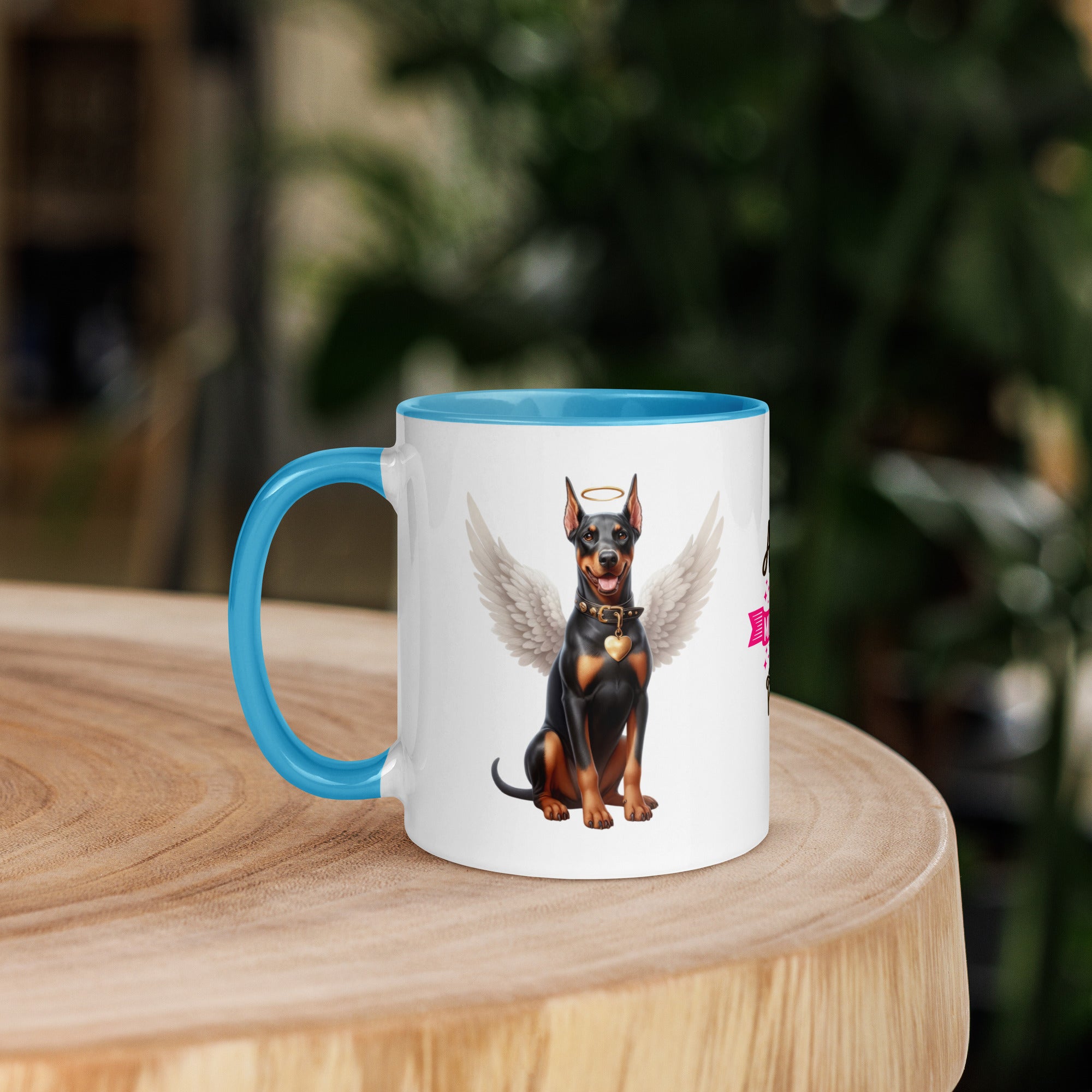 11oz Doberman Angel - Always On My Mind Forever In My Heart