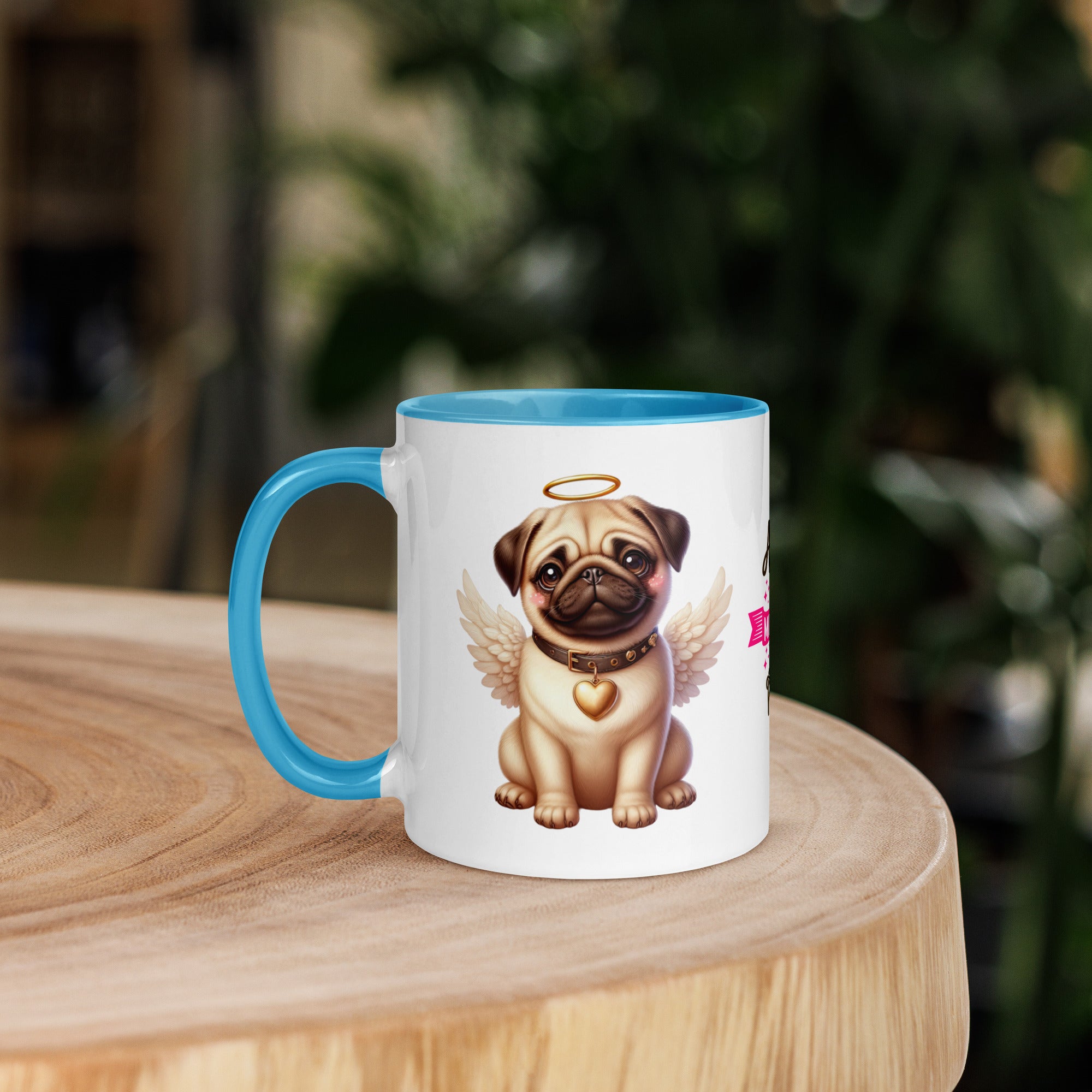 11oz Pug Angel - Always On My Mind Forever In My Heart