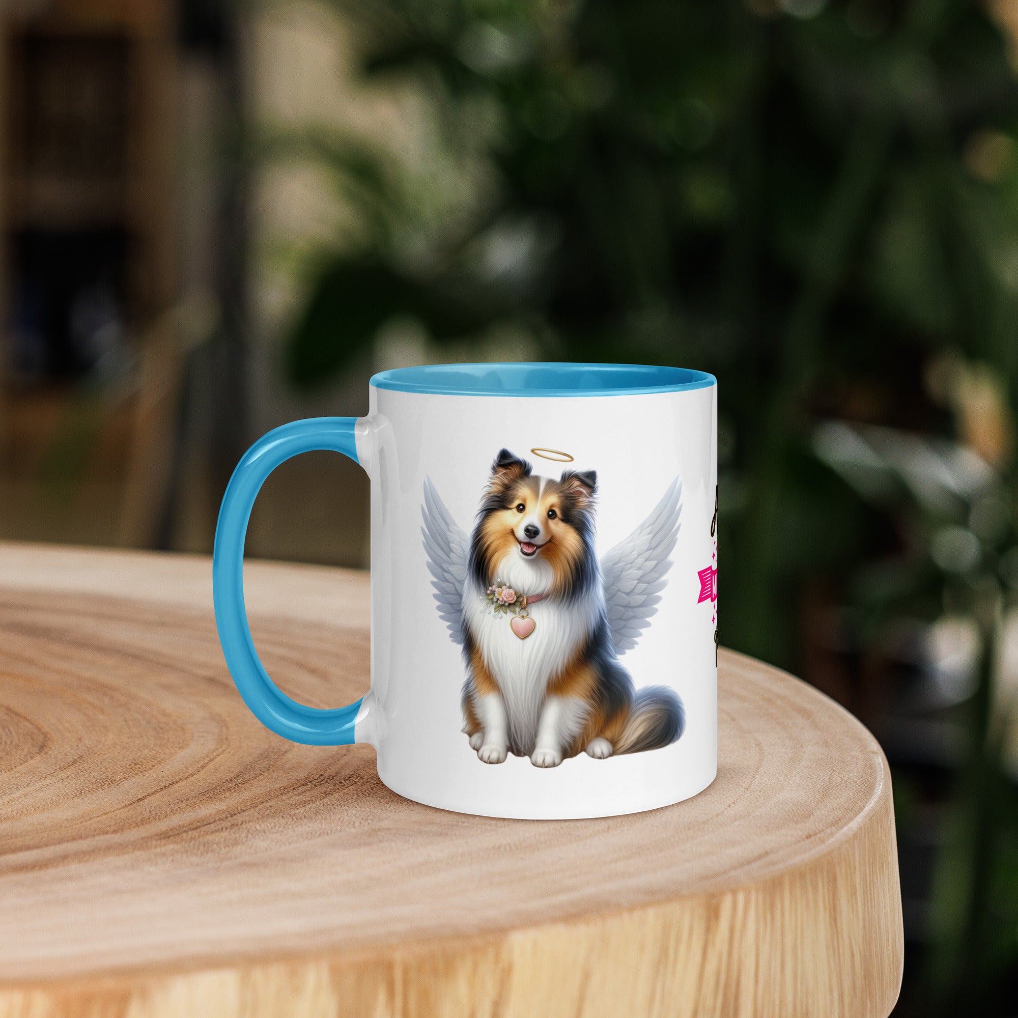 11oz Shetland Sheepdog Angel - Always On My Mind Forever In My Heart