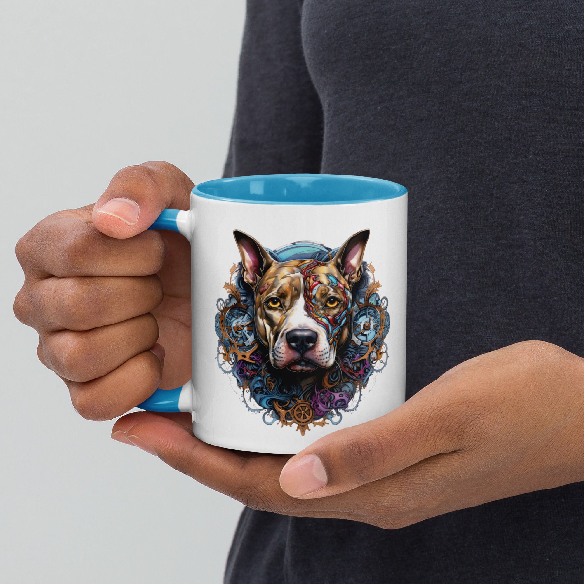 11oz Steampunk Pitbull 'Hardy'