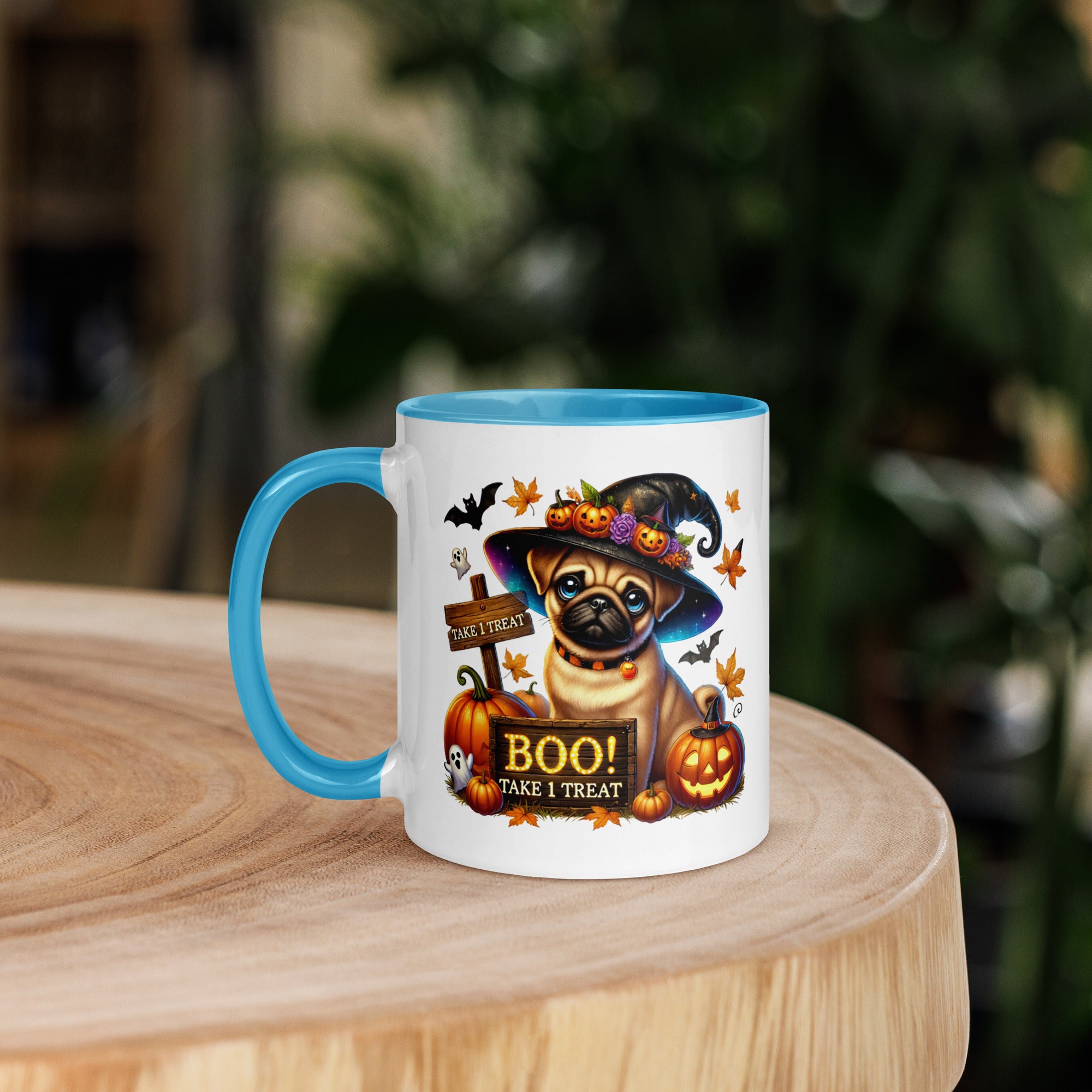 11oz Halloween Pug Mug #1
