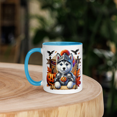 11oz Halloween Siberian Husky Mug #1