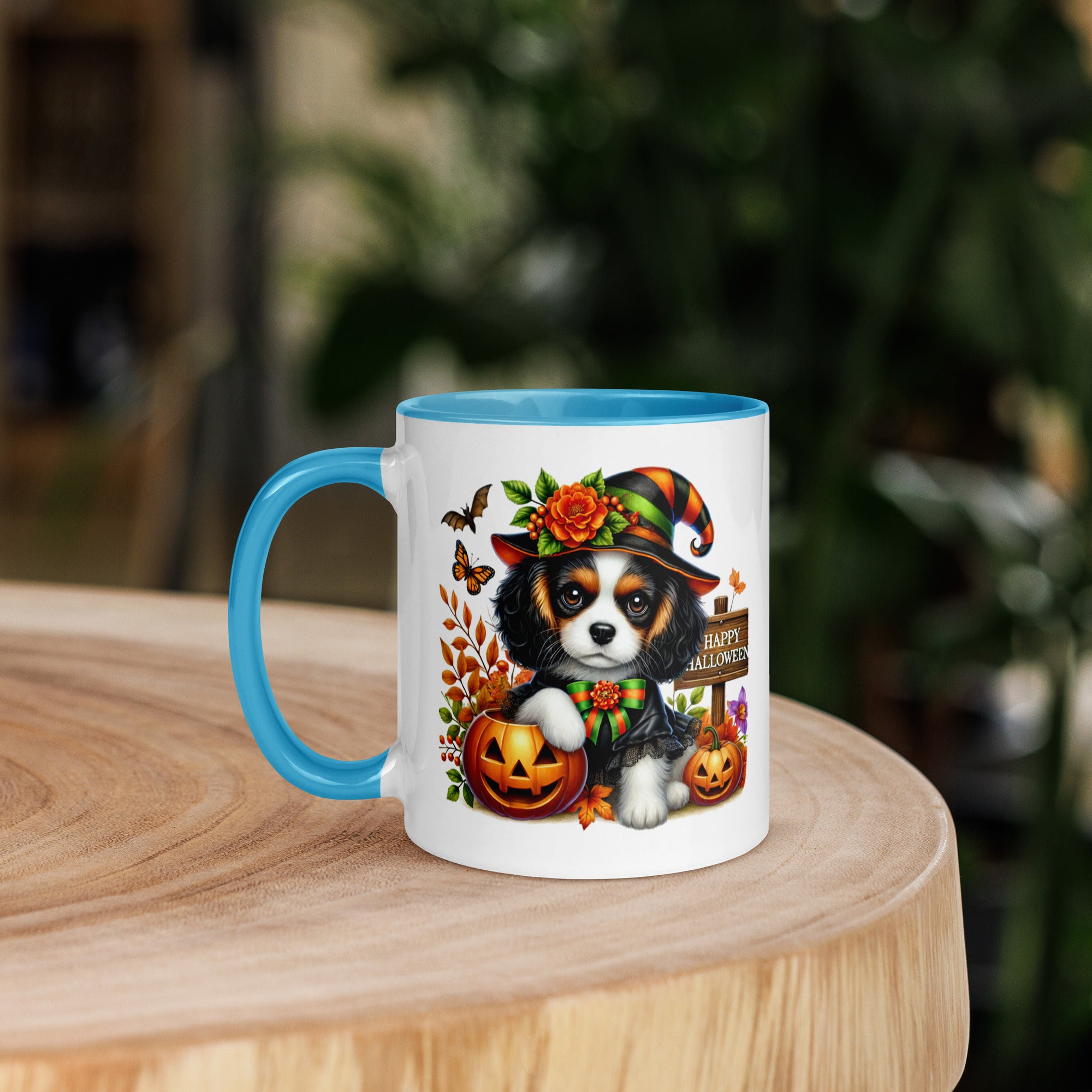 11oz Halloween Cavalier King Charles Spaniel Mug #2