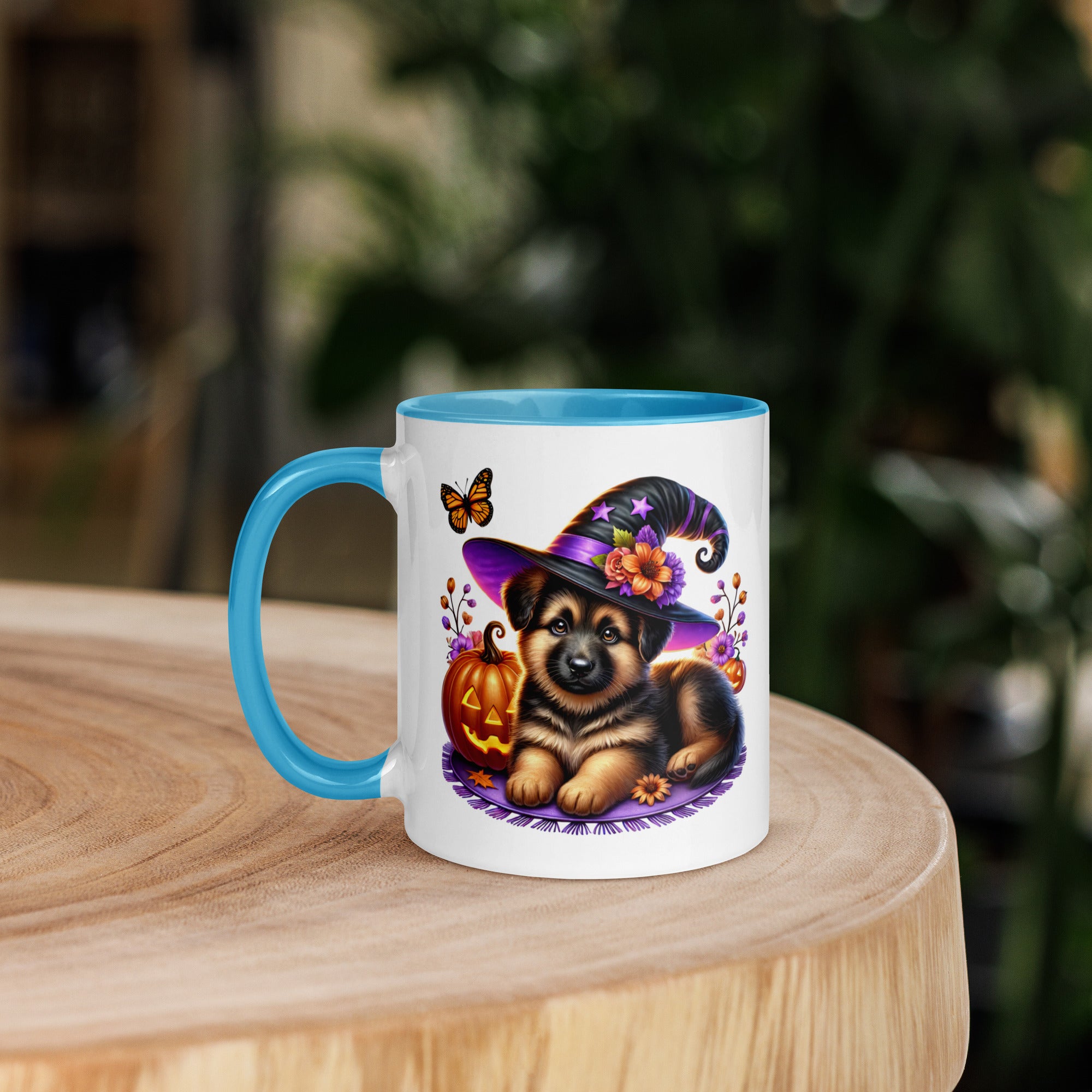 11oz Halloween German Shepherd Mug #1