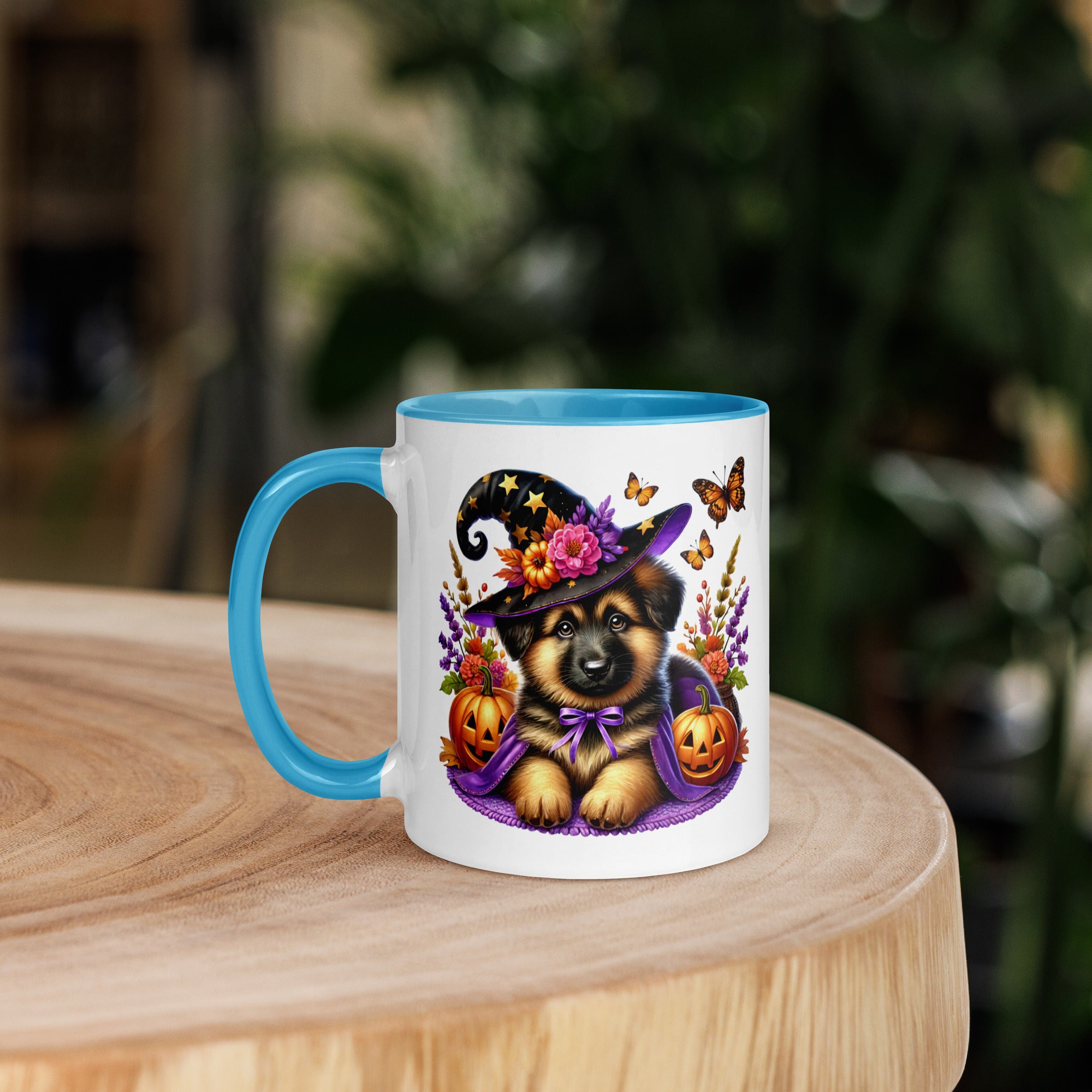 11oz Halloween German Shepherd Mug #2