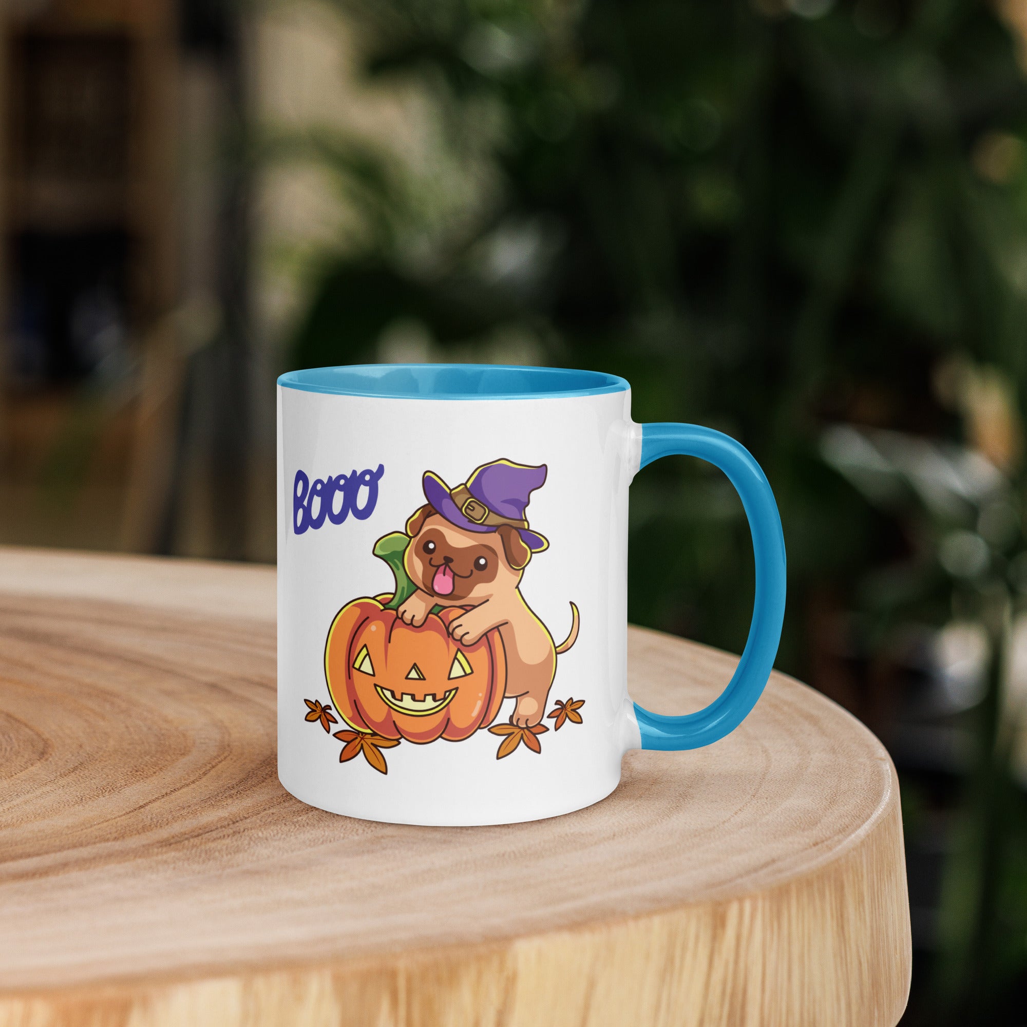 11oz Happy Halloween Booo Pug Mug
