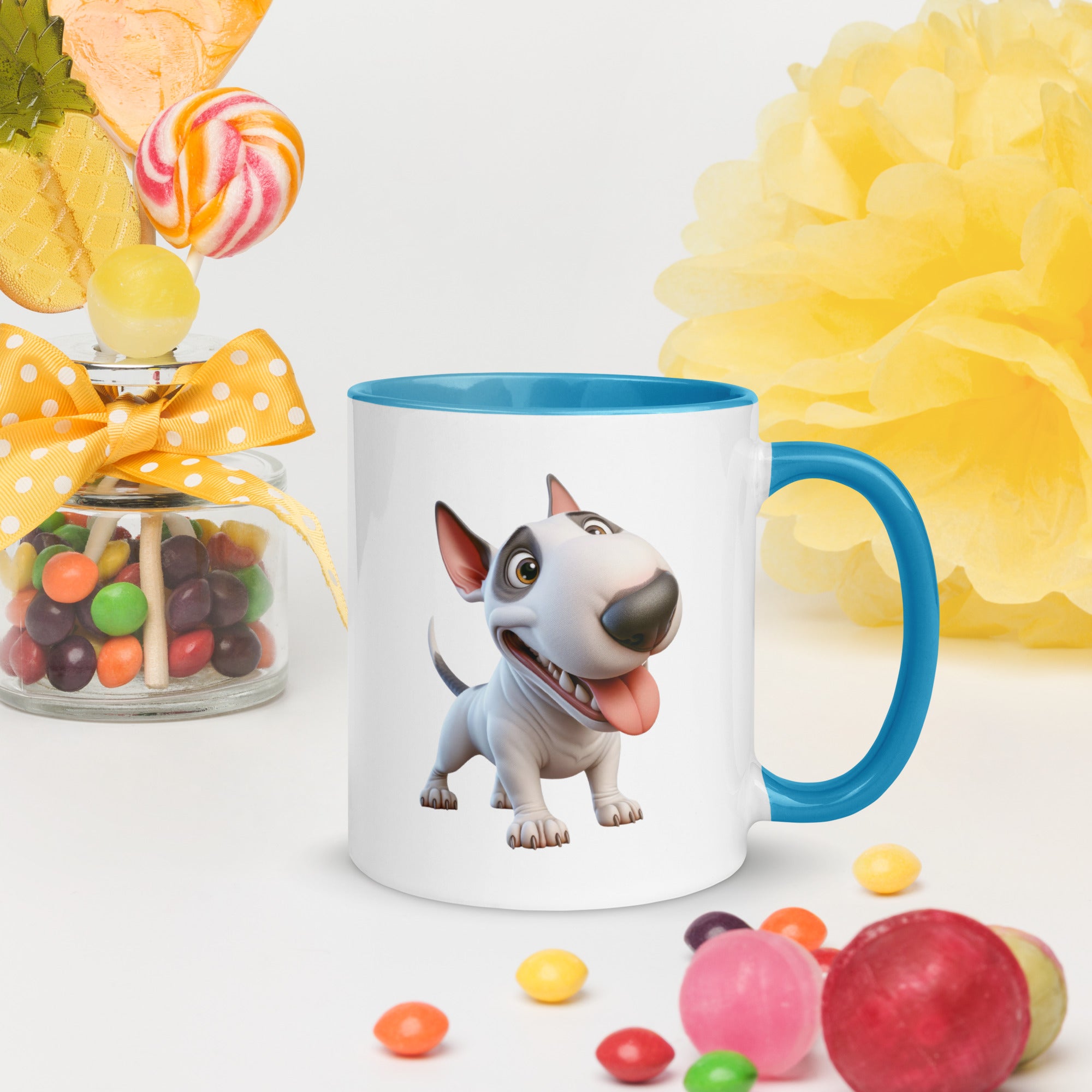 11oz Whimsical Bull Terrier Mug