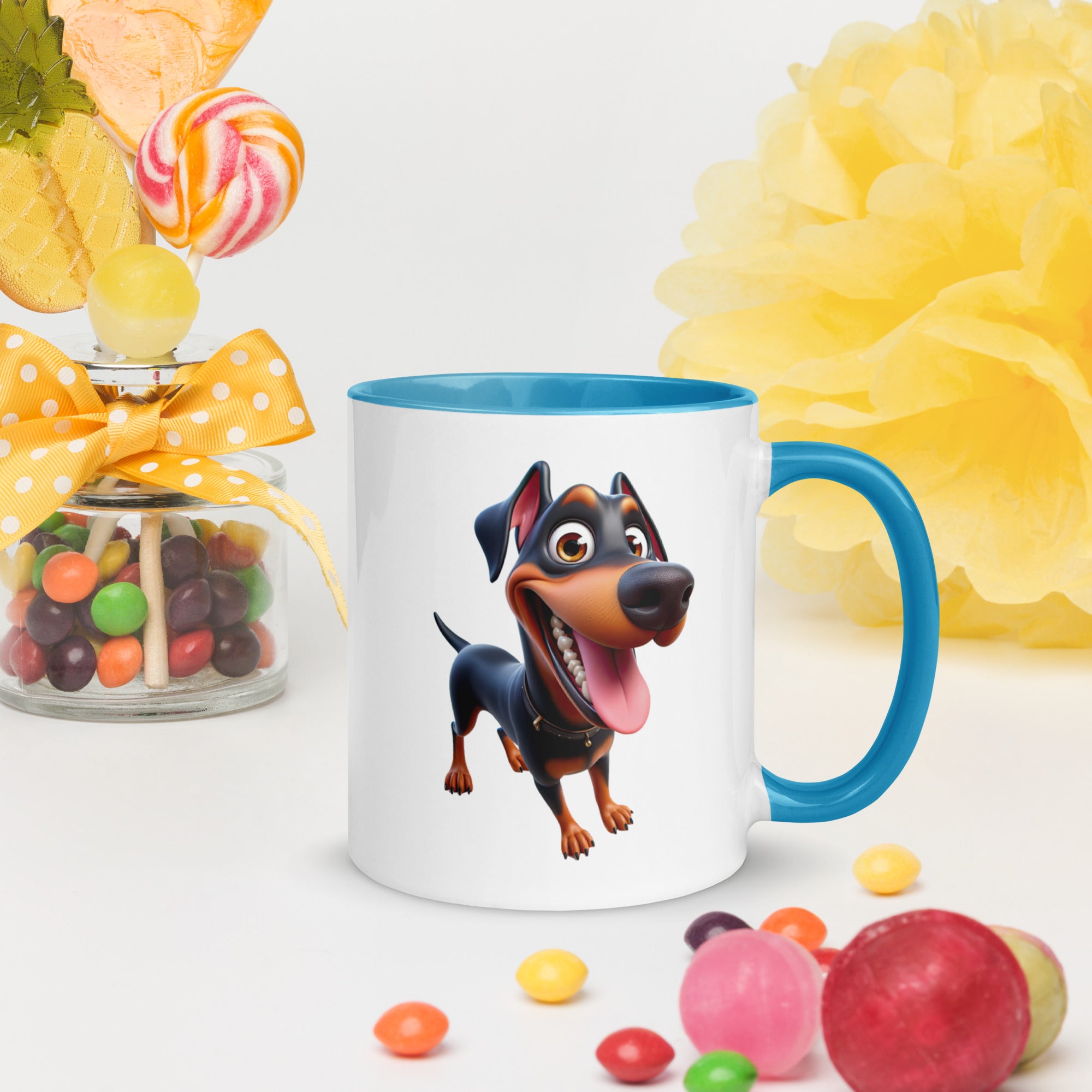 11oz Whimsical Doberman Mug