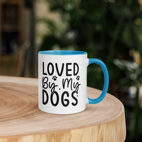 11oz White Mug - Loved By My Dogs