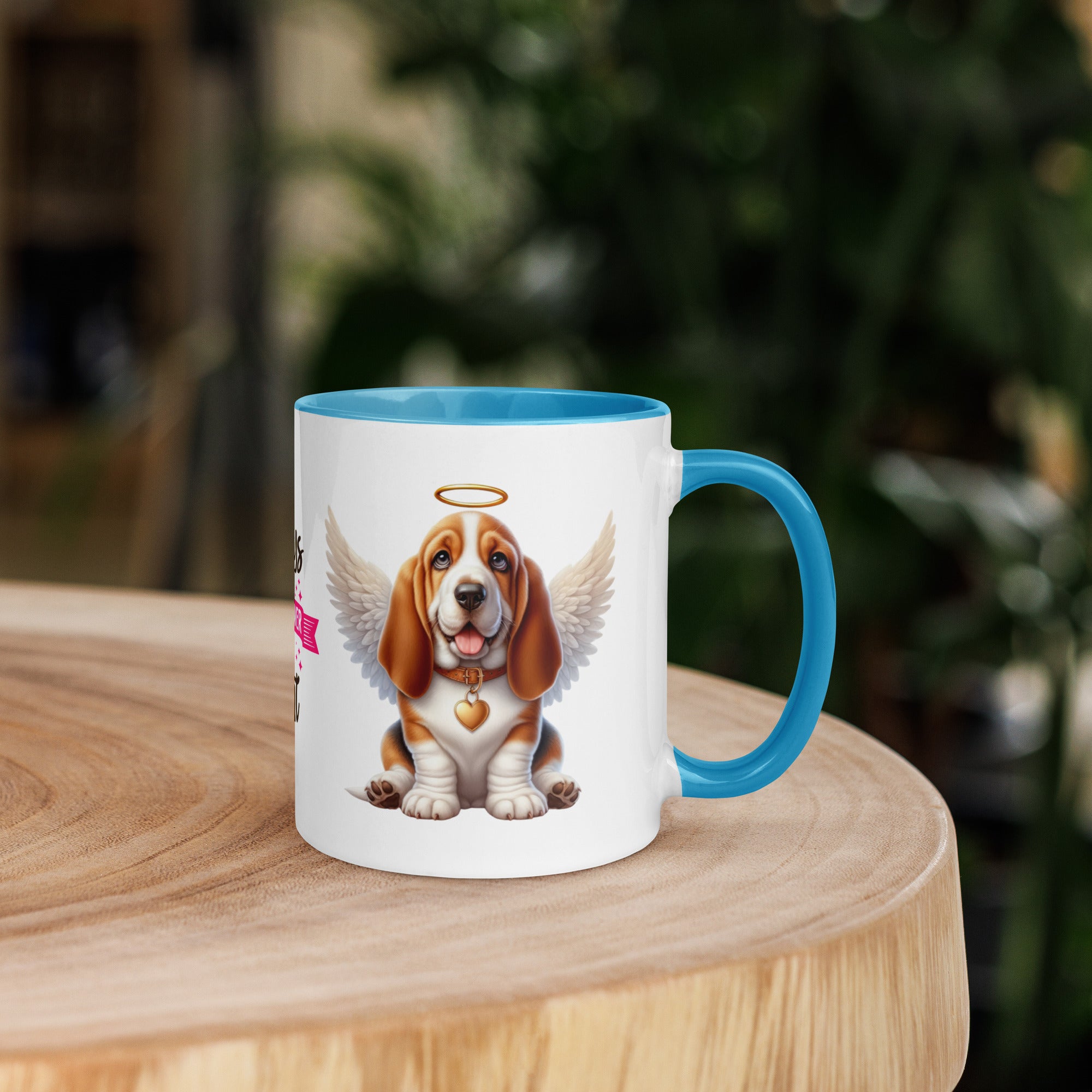 11oz Basset Hound Angel - Always On My Mind Forever In My Heart