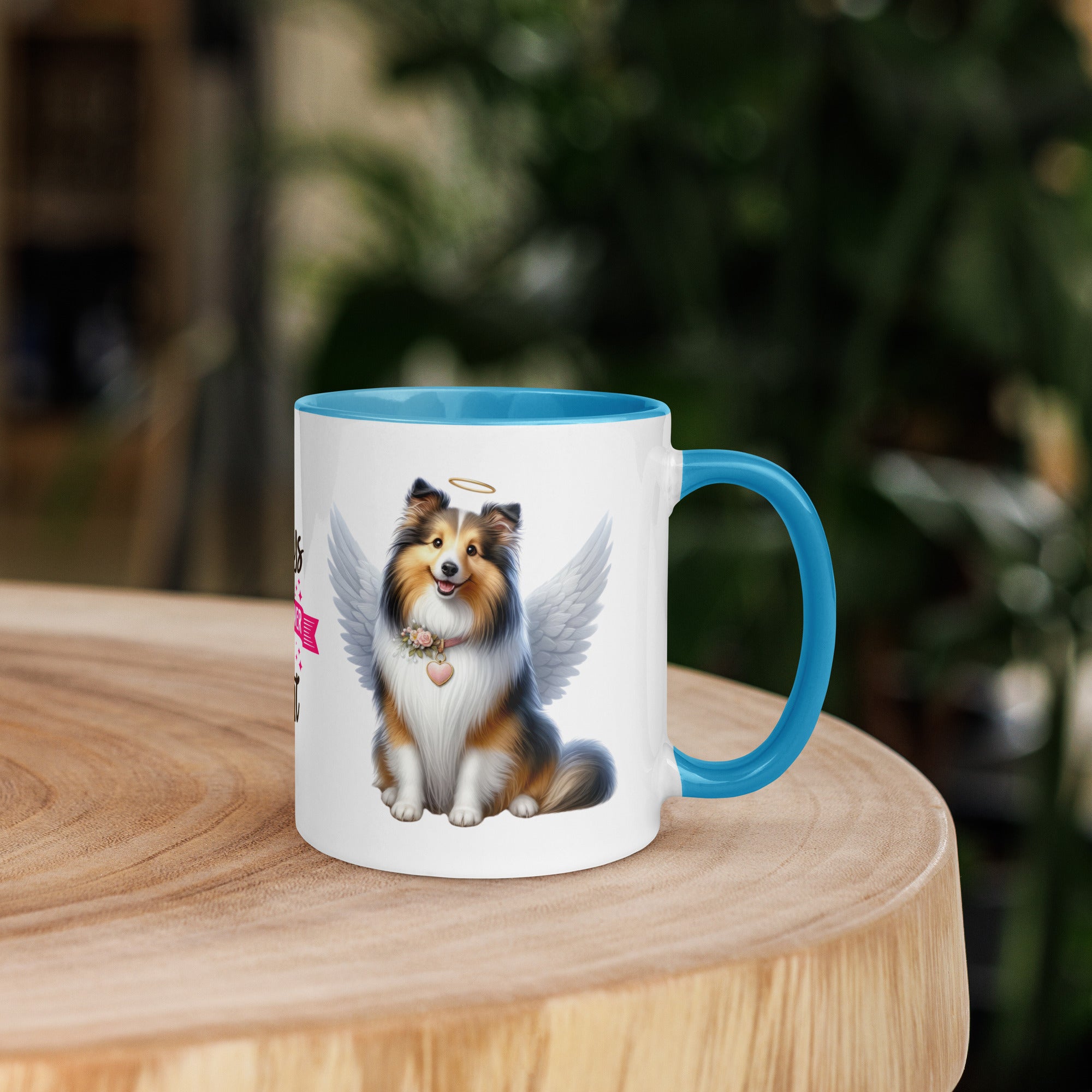 11oz Shetland Sheepdog Angel - Always On My Mind Forever In My Heart