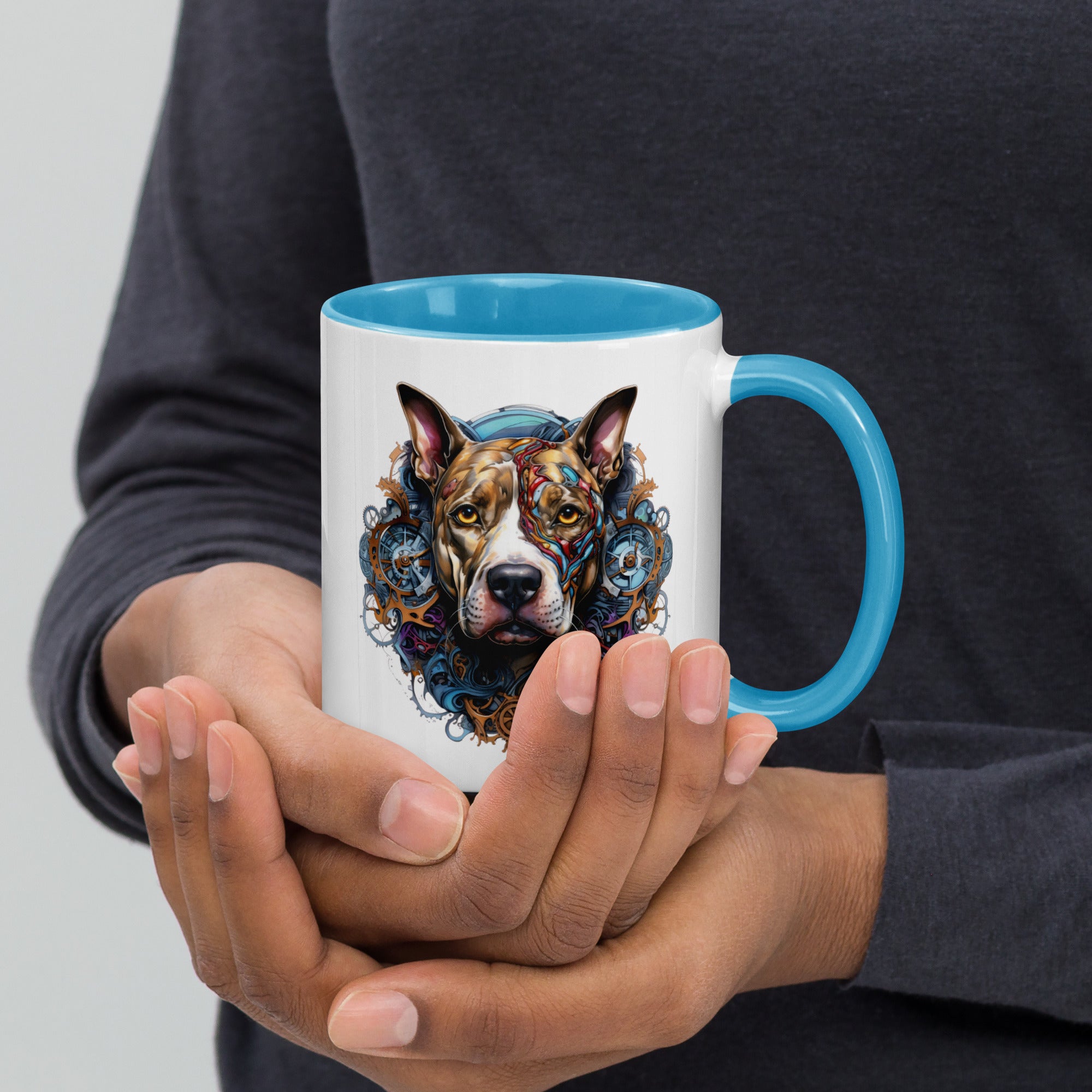 11oz Steampunk Pitbull 'Hardy'