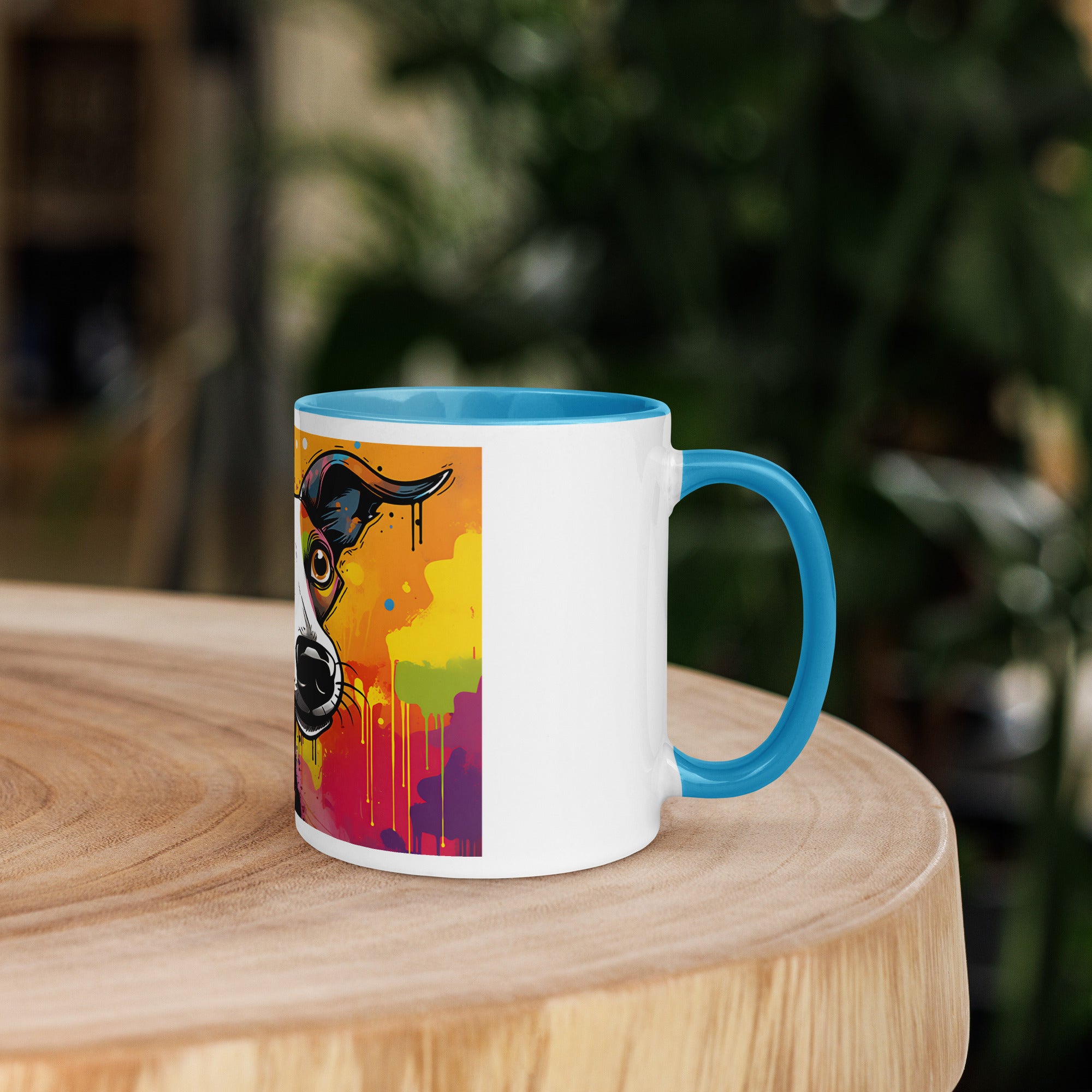 11oz Cute Whippet - Pop Art Funky