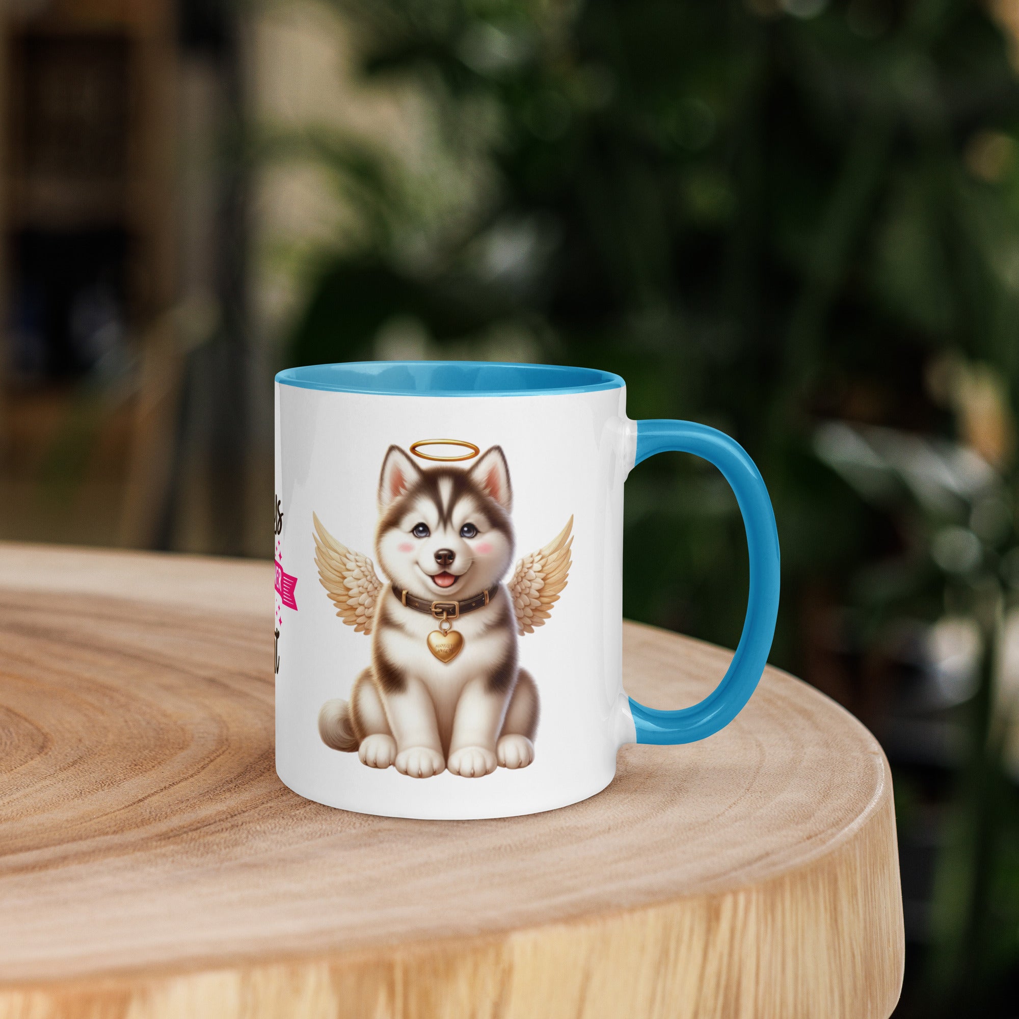 11oz Husky Sibirya Kurdu Angel - Always On My Mind Forever In My Heart