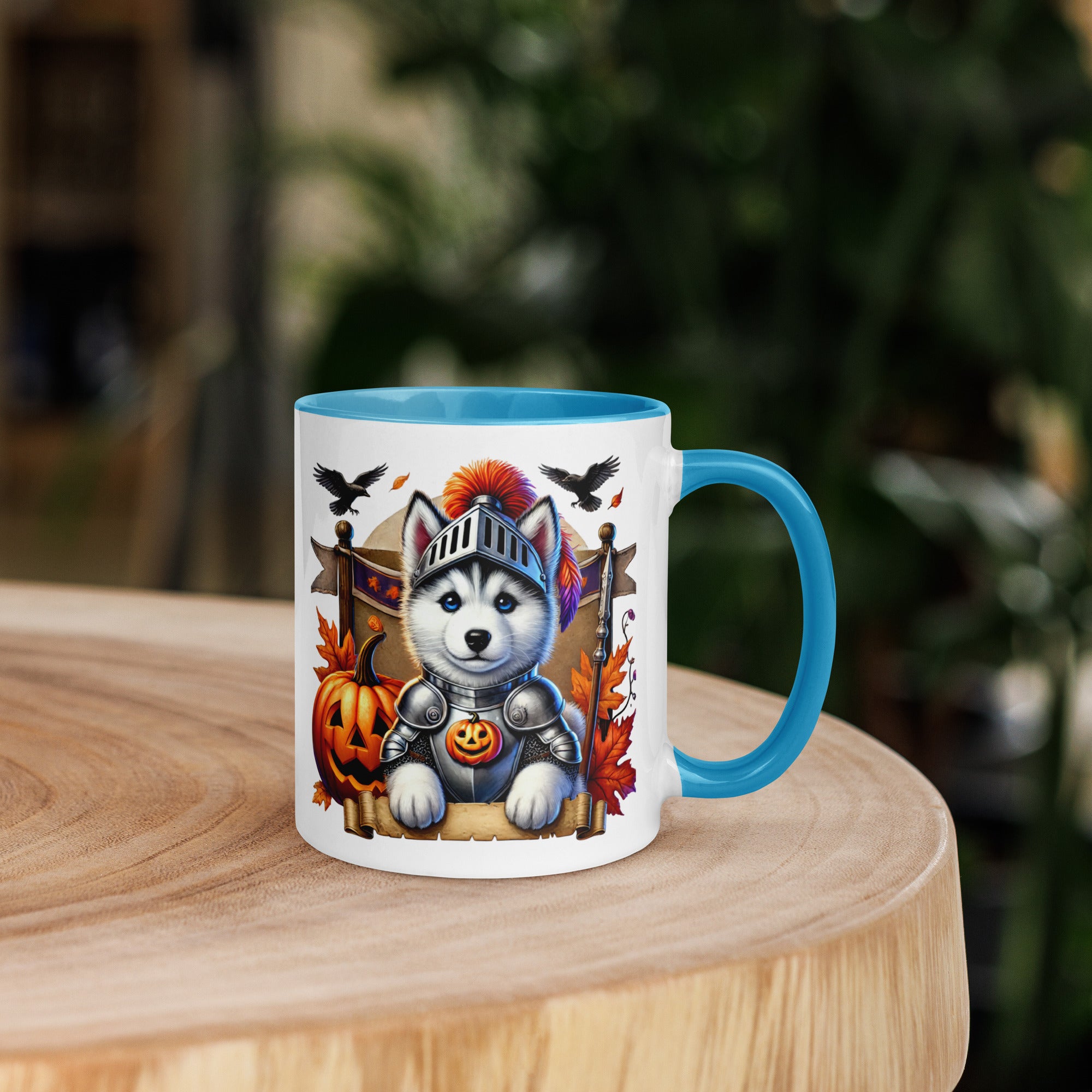 11oz Halloween Siberian Husky Mug #1