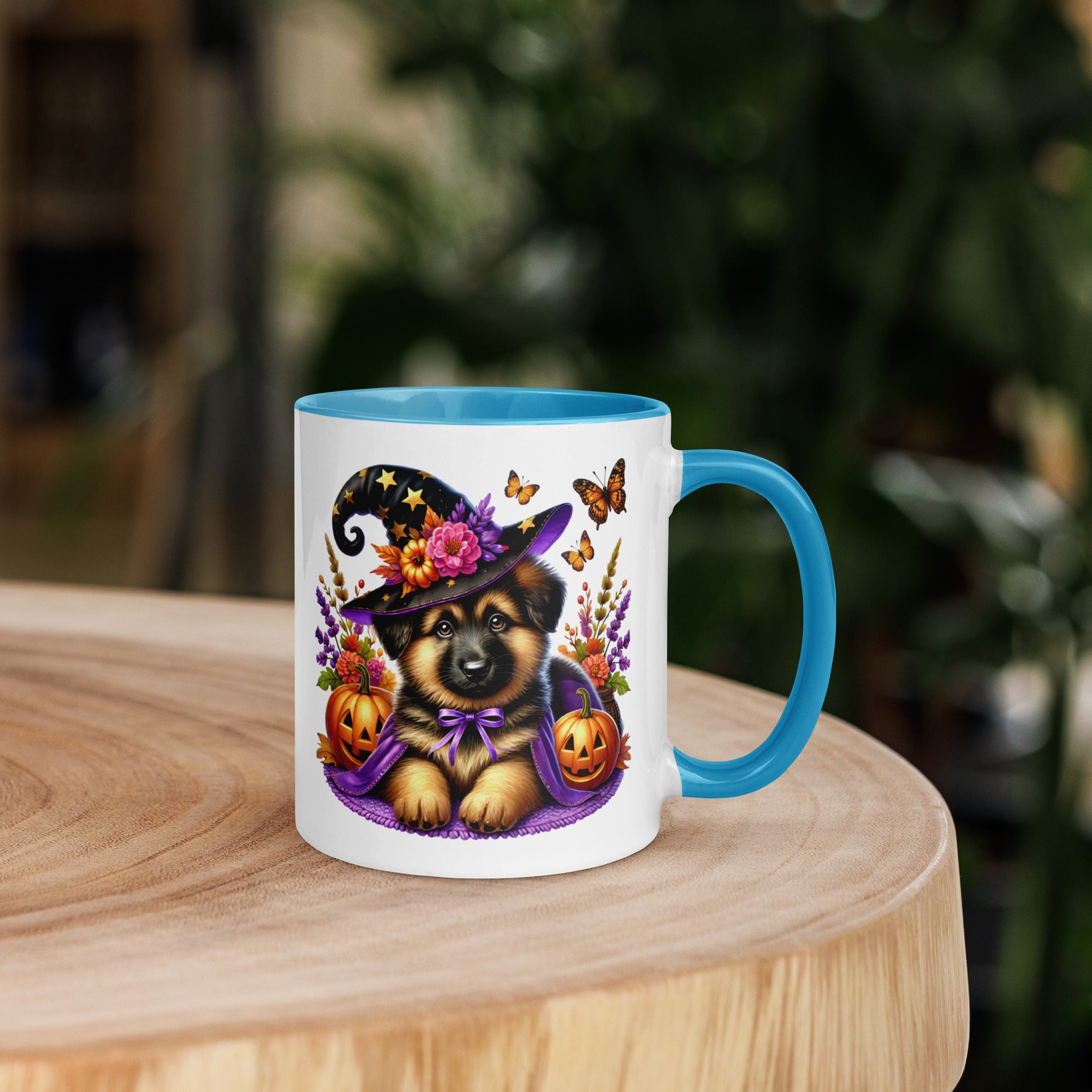 11oz Halloween German Shepherd Mug #2