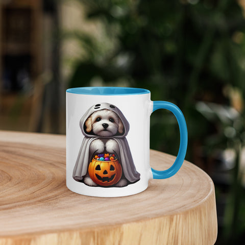 11oz Happy Halloween Ghost Havanese Mug #1