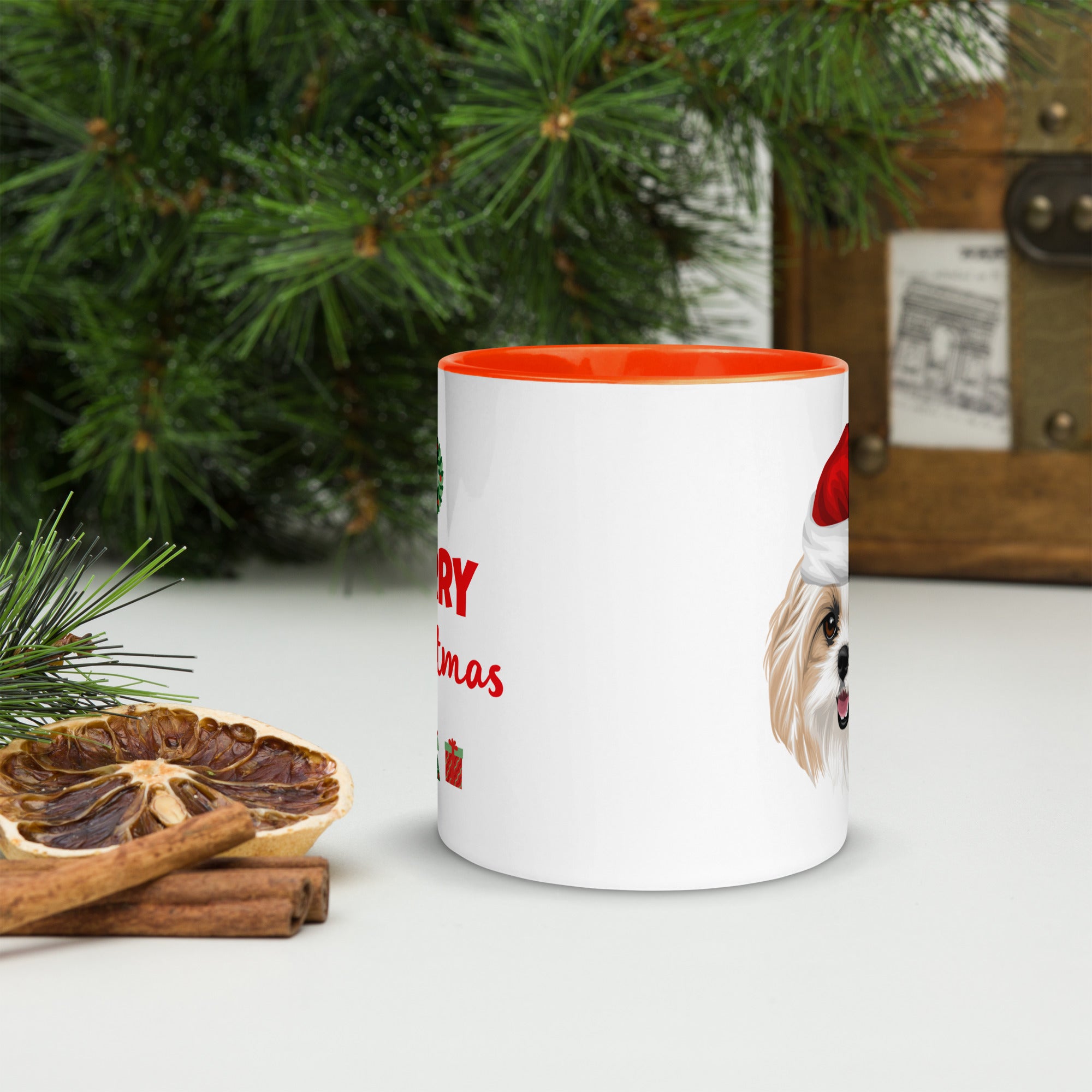 11oz Merry Christmas Shih Tzu Mug
