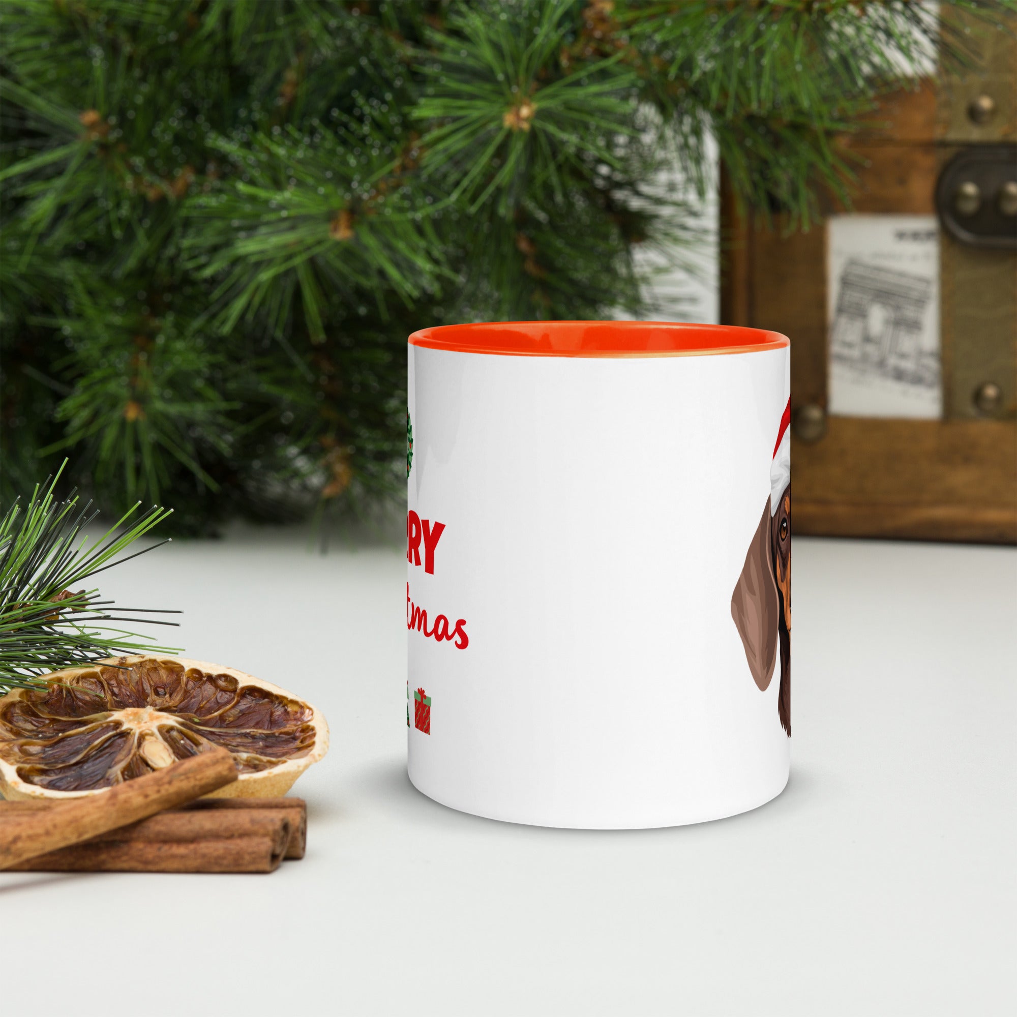 11oz Merry Christmas Dachshund Mug