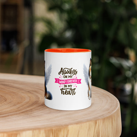 11oz Shetland Sheepdog Angel - Always On My Mind Forever In My Heart