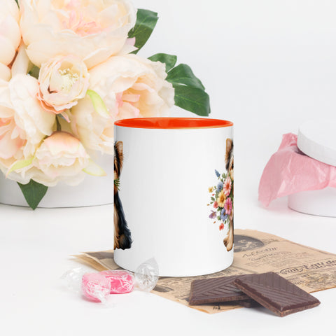 11oz Yorkshire Terrier - Flowers In Mouth