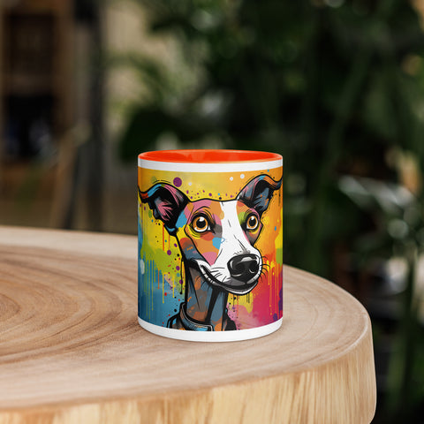 11oz Cute Whippet - Pop Art Funky