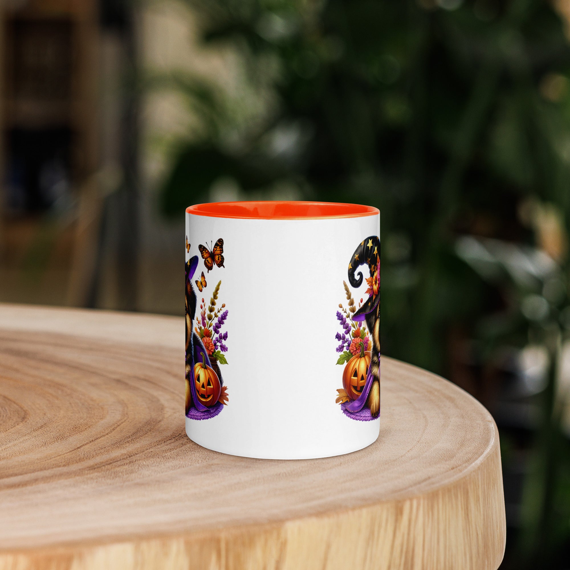 11oz Halloween German Shepherd Mug #2