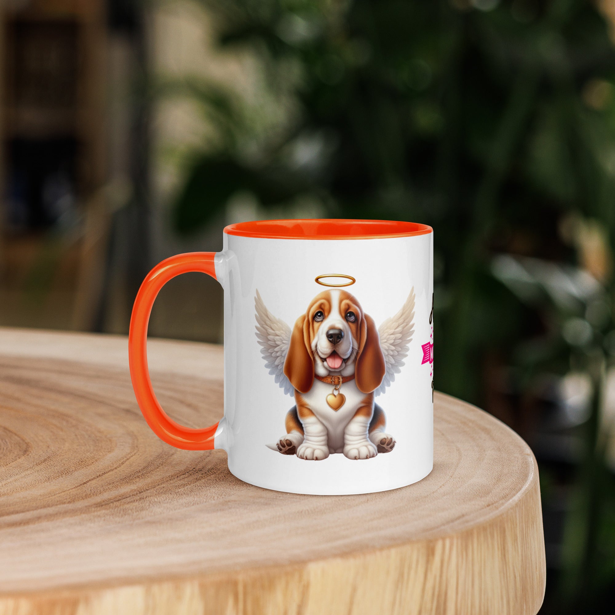 11oz Basset Hound Angel - Always On My Mind Forever In My Heart