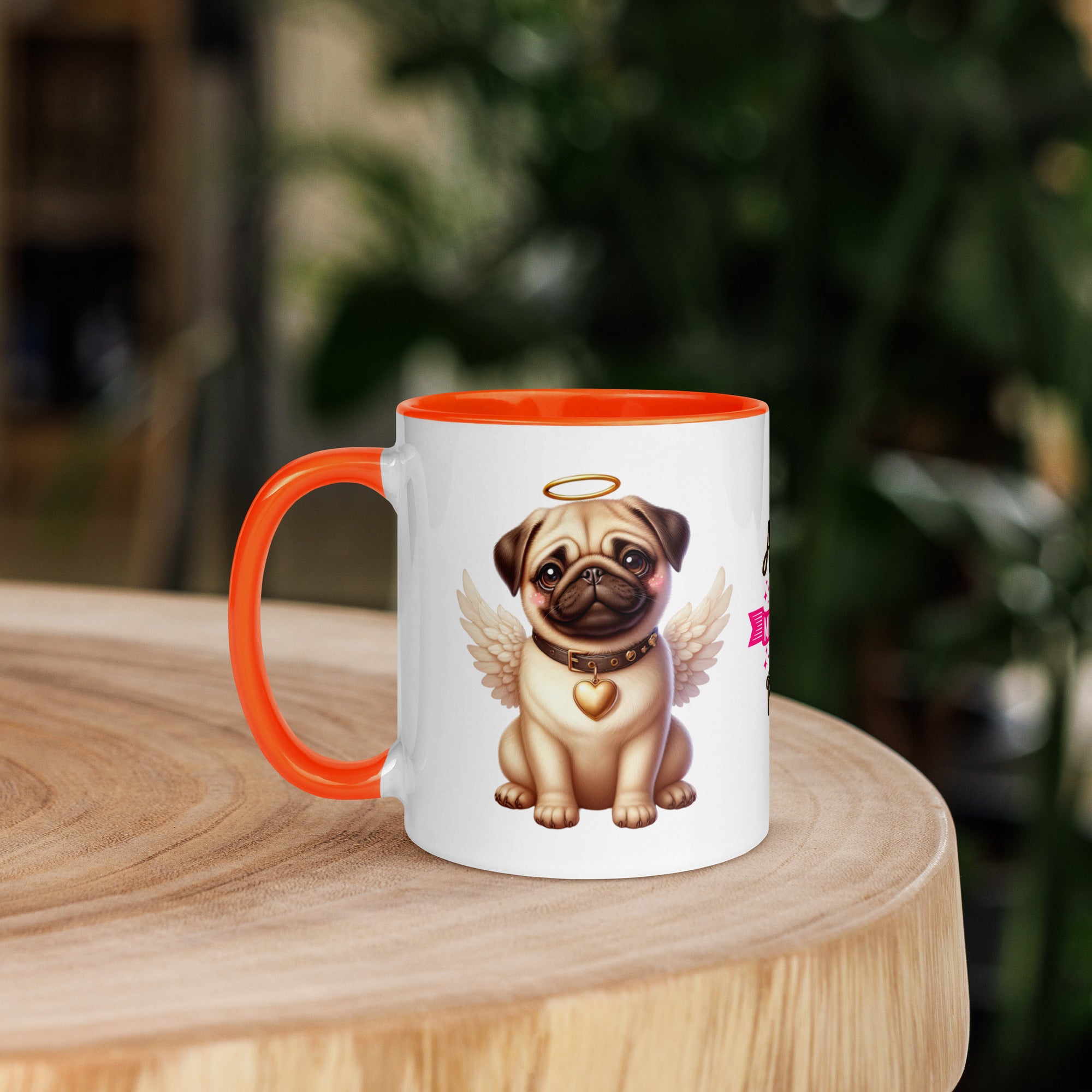 11oz Pug Angel - Always On My Mind Forever In My Heart