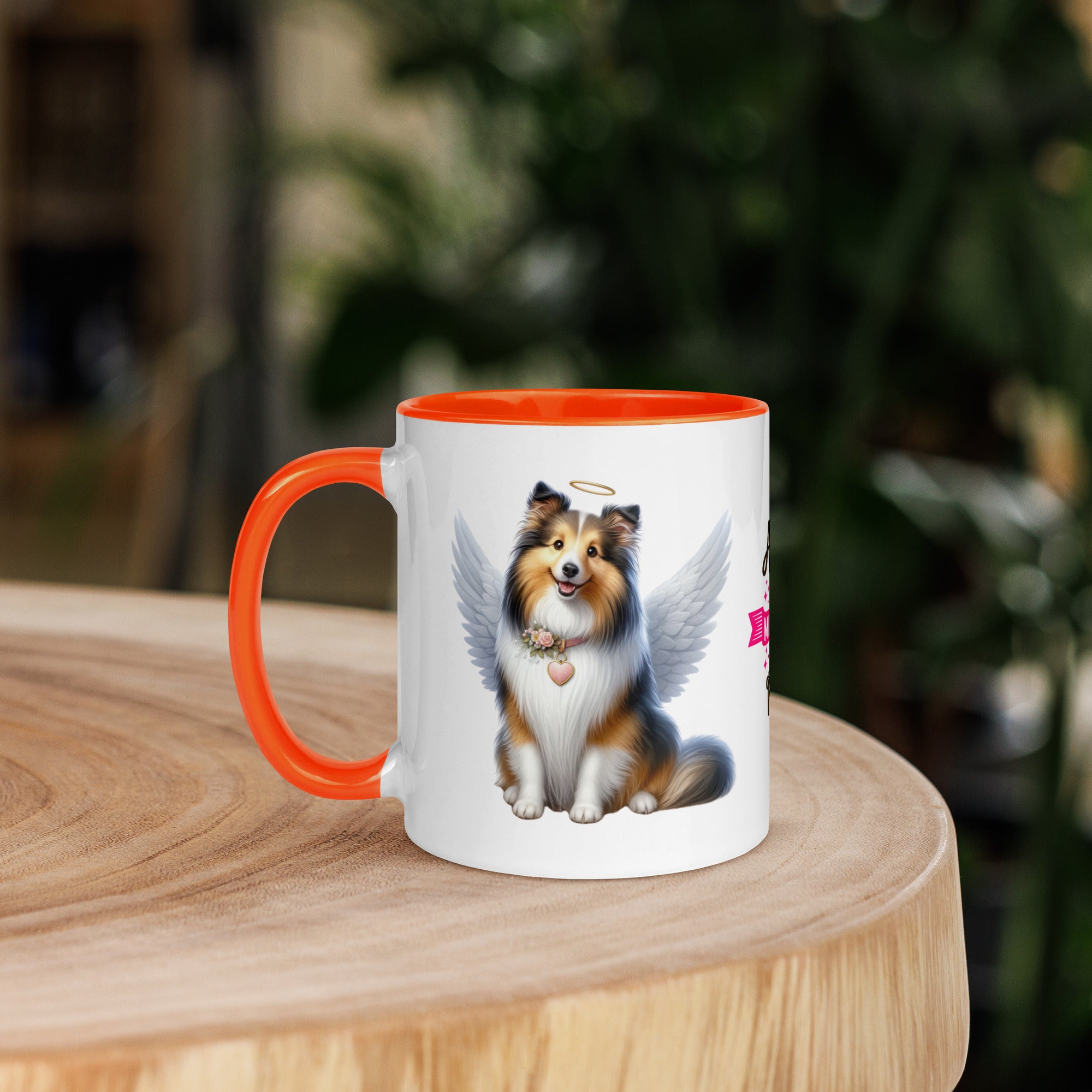 11oz Shetland Sheepdog Angel - Always On My Mind Forever In My Heart
