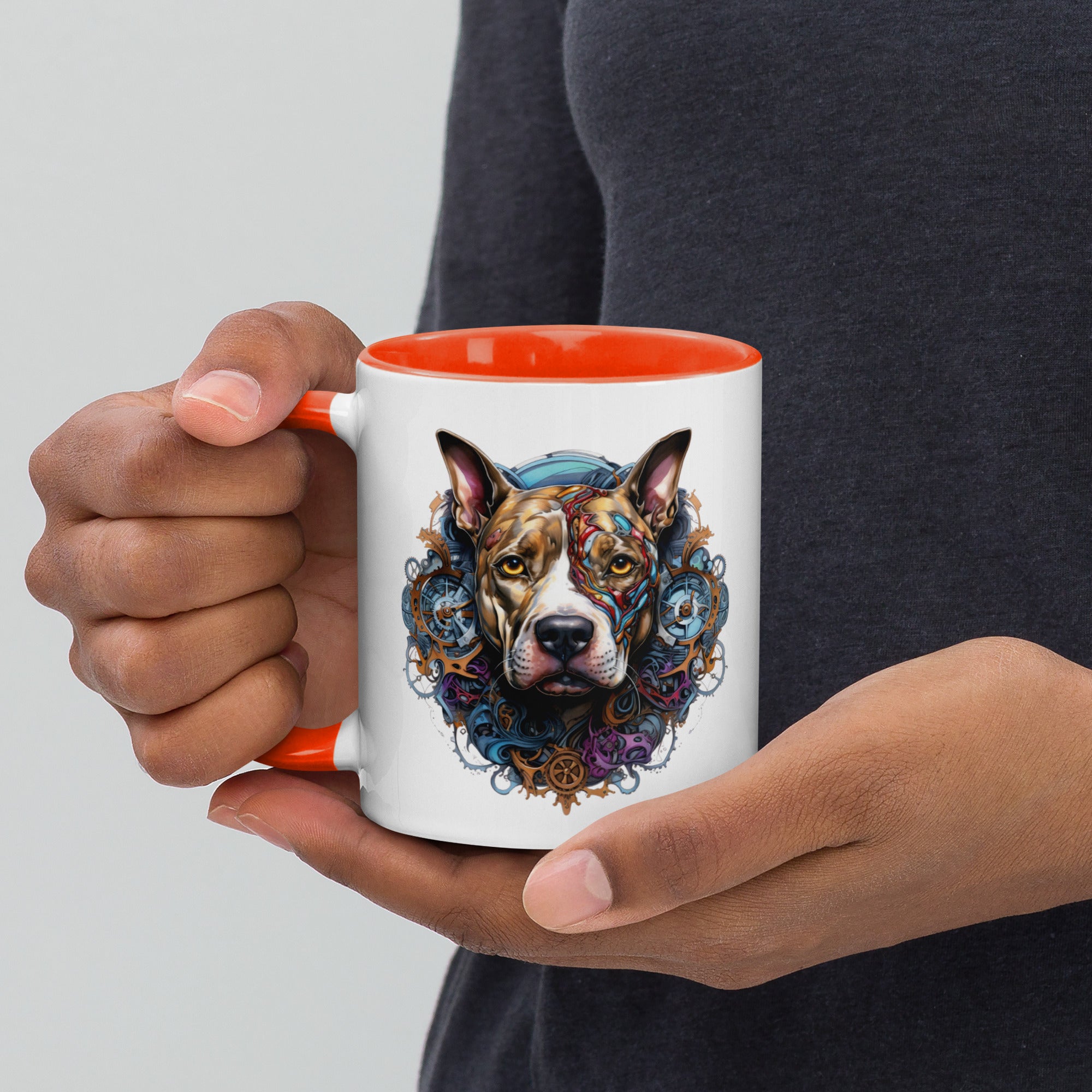 11oz Steampunk Pitbull 'Hardy'