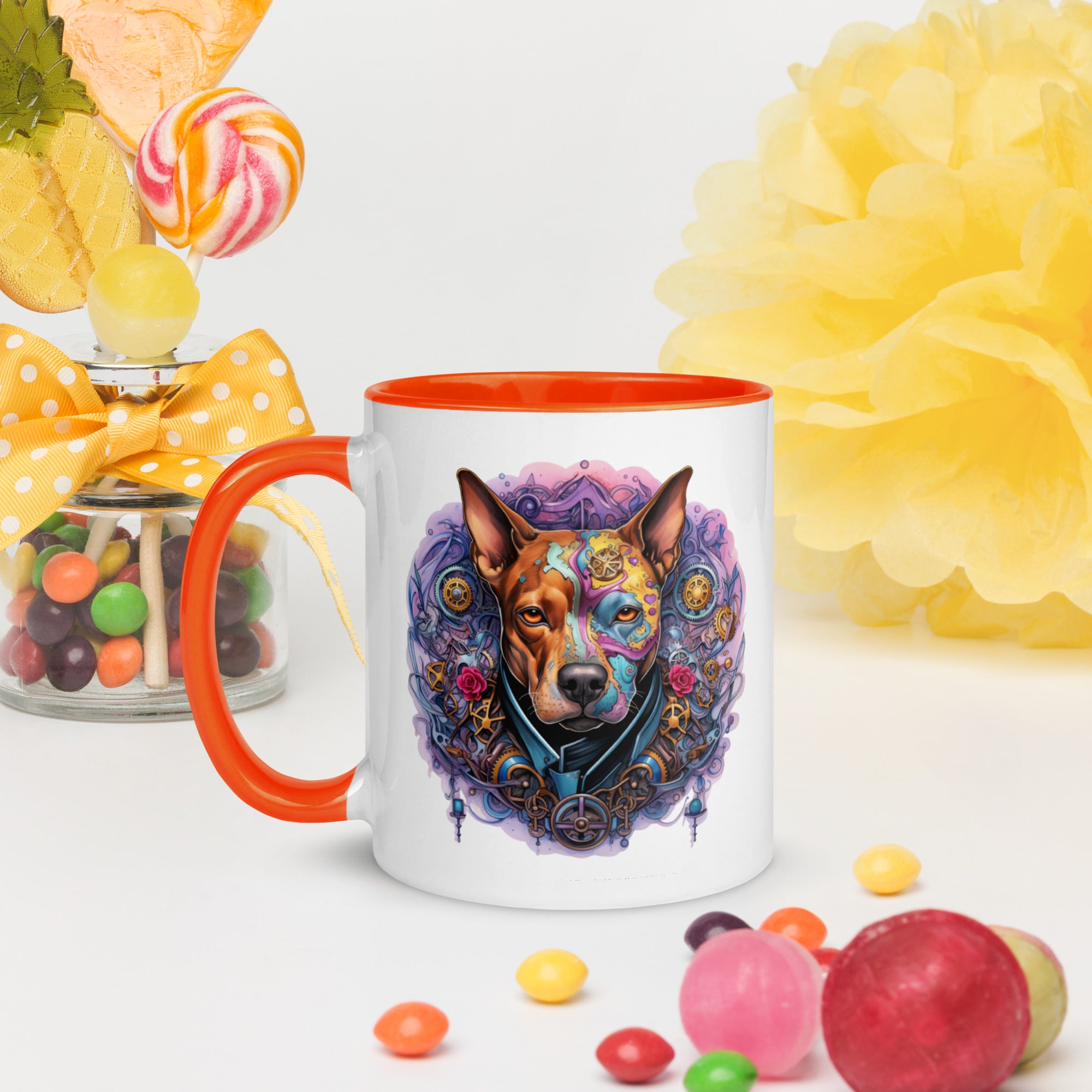 11oz Steampunk Pitbull 'Bluey'