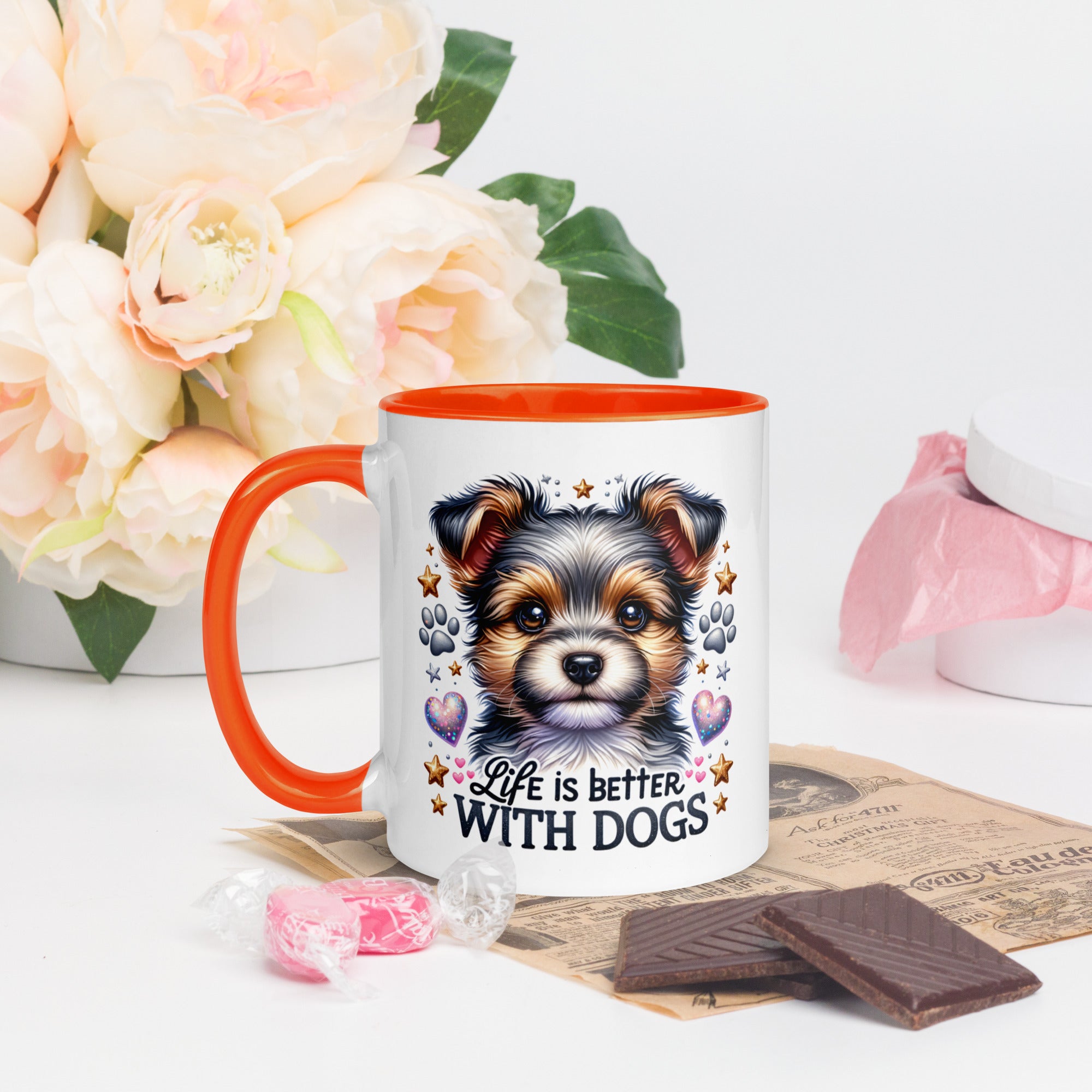 11oz Yorkshire Terrier - Life Is Better With Dogs