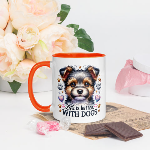 11oz Yorkshire Terrier - Life Is Better With Dogs