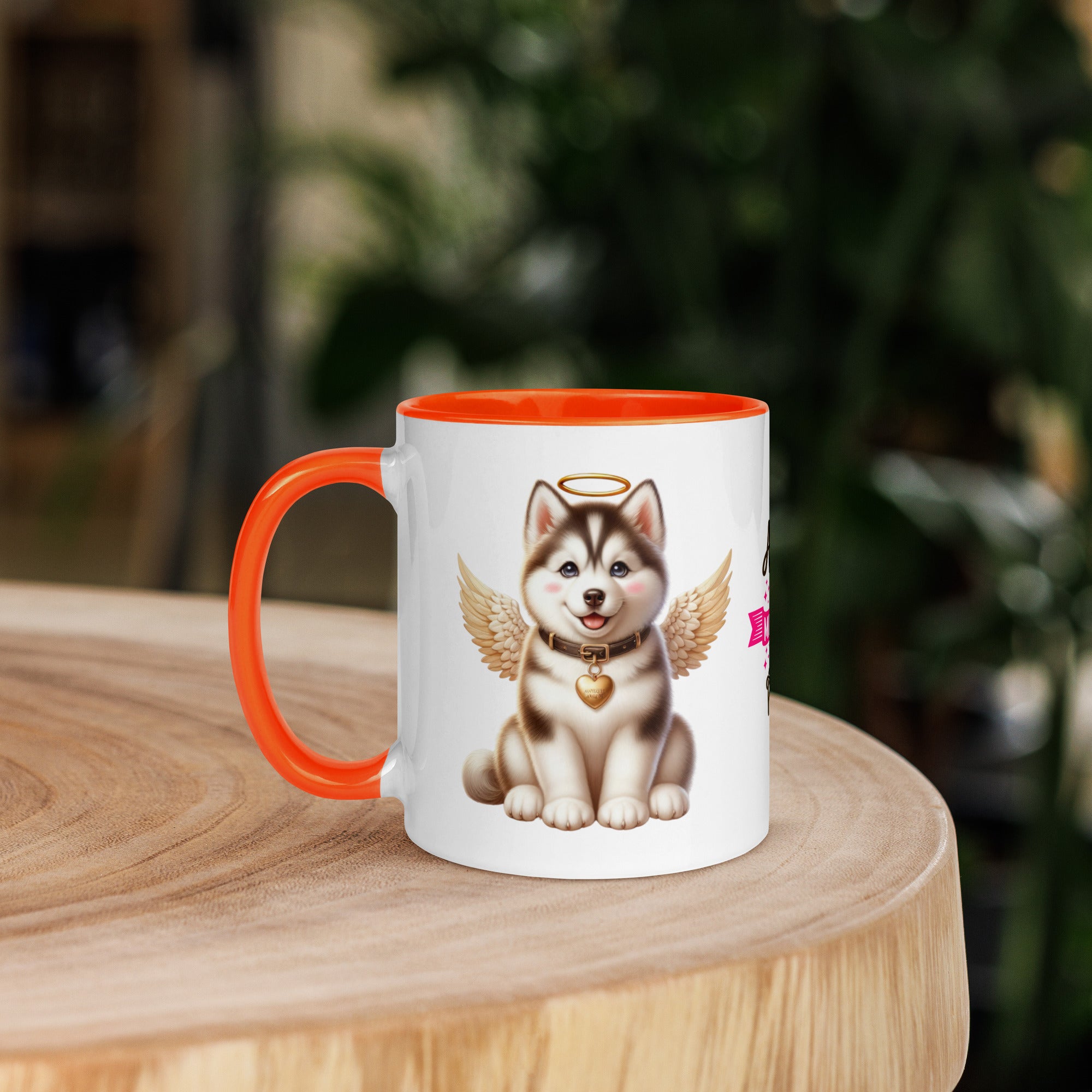 11oz Husky Sibirya Kurdu Angel - Always On My Mind Forever In My Heart