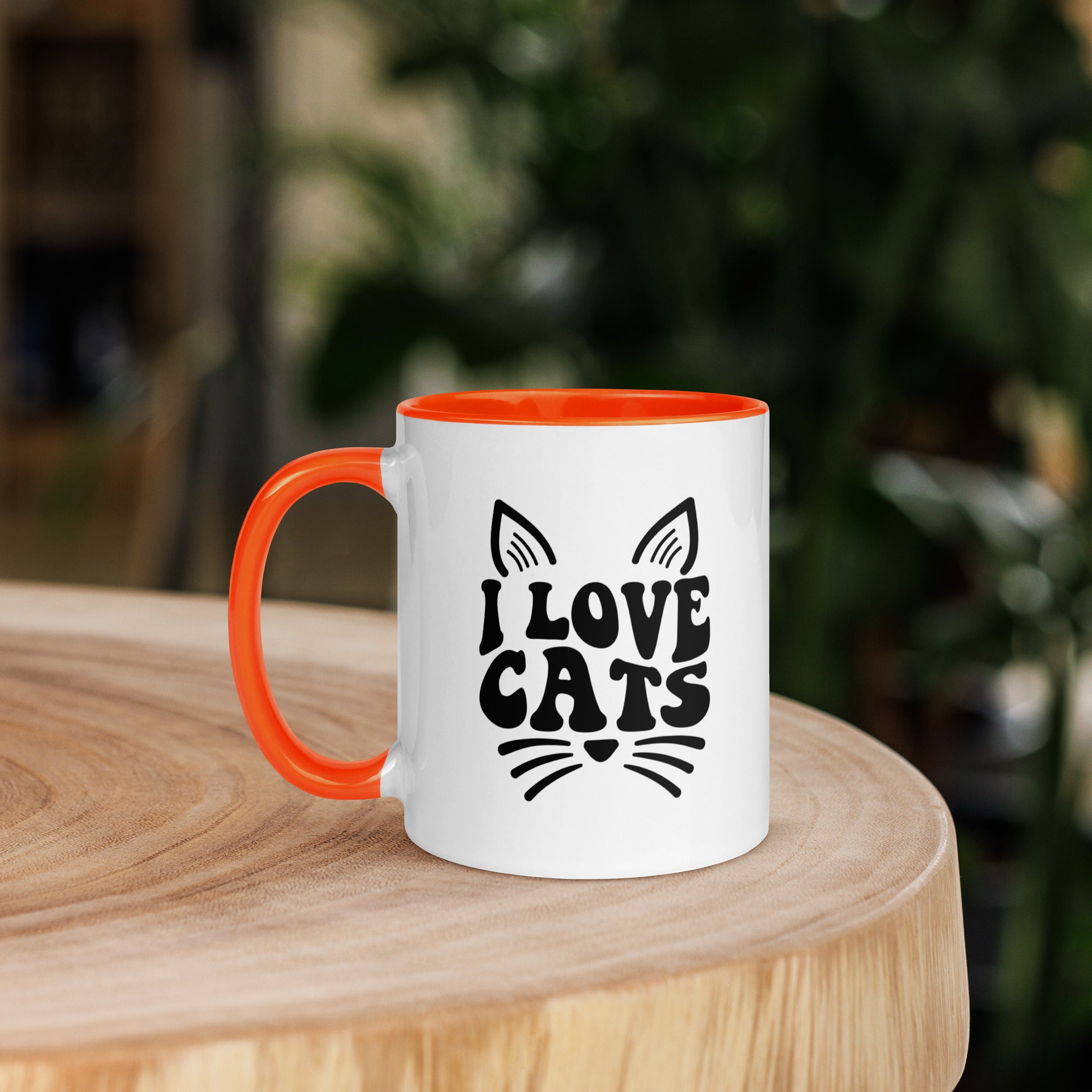 11oz I Love Cats - Cats On Fence #1