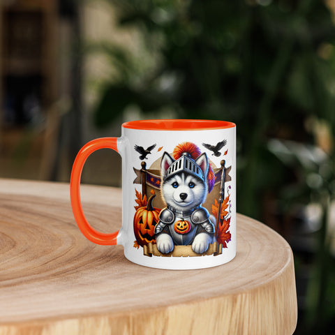 11oz Halloween Siberian Husky Mug #1