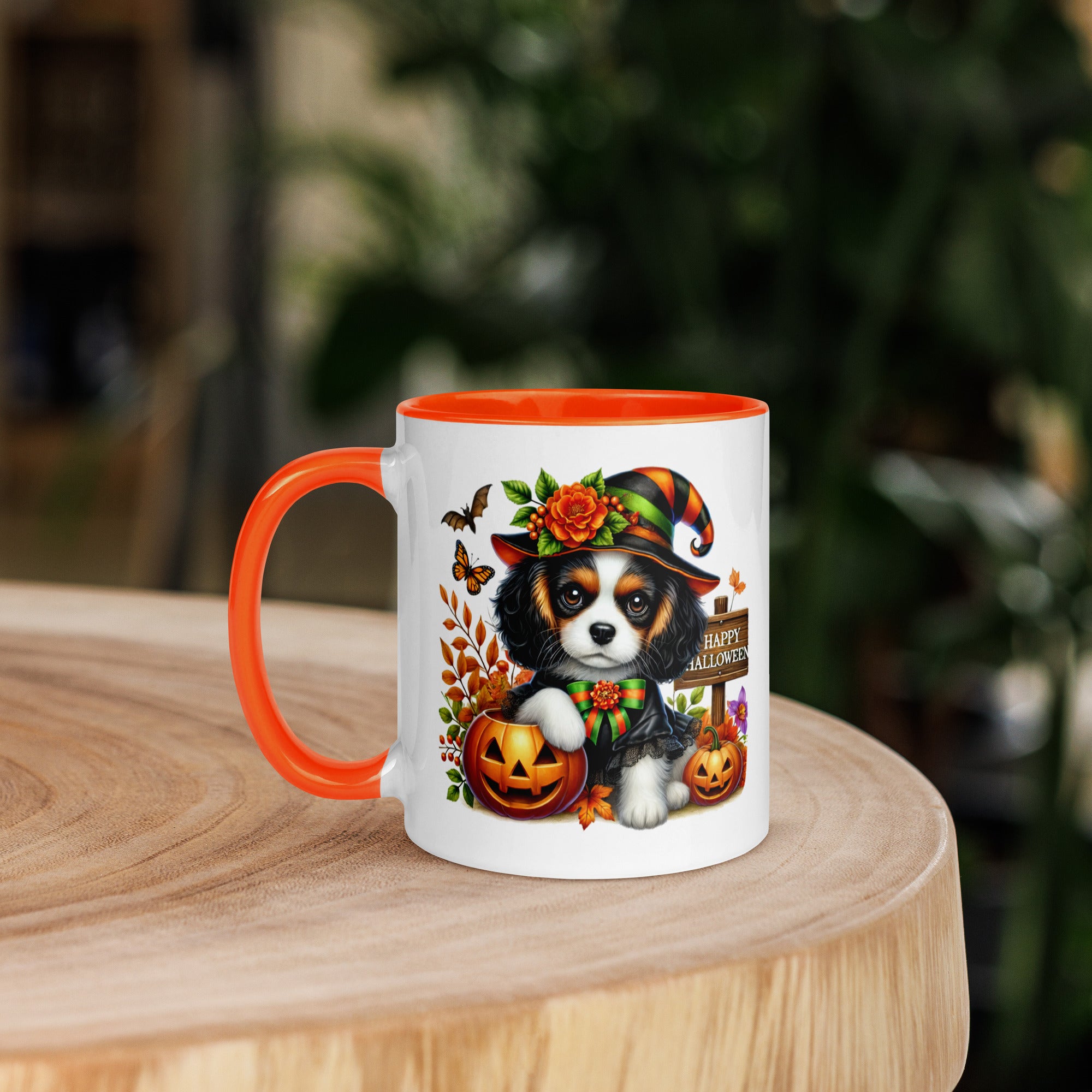 11oz Halloween Cavalier King Charles Spaniel Mug #2